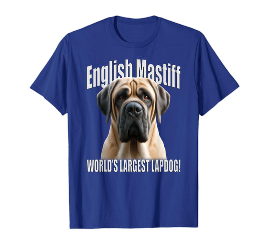 English Mastiff - World’s Largest Lapdog! - Fawn Mastiff T-Shirt