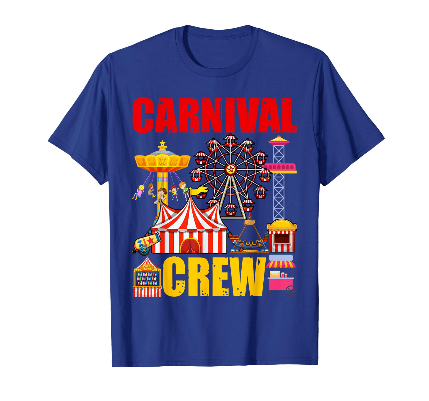 Carnival Crew Funny Circus Staff Costume Circus Theme Party T-Shirt
