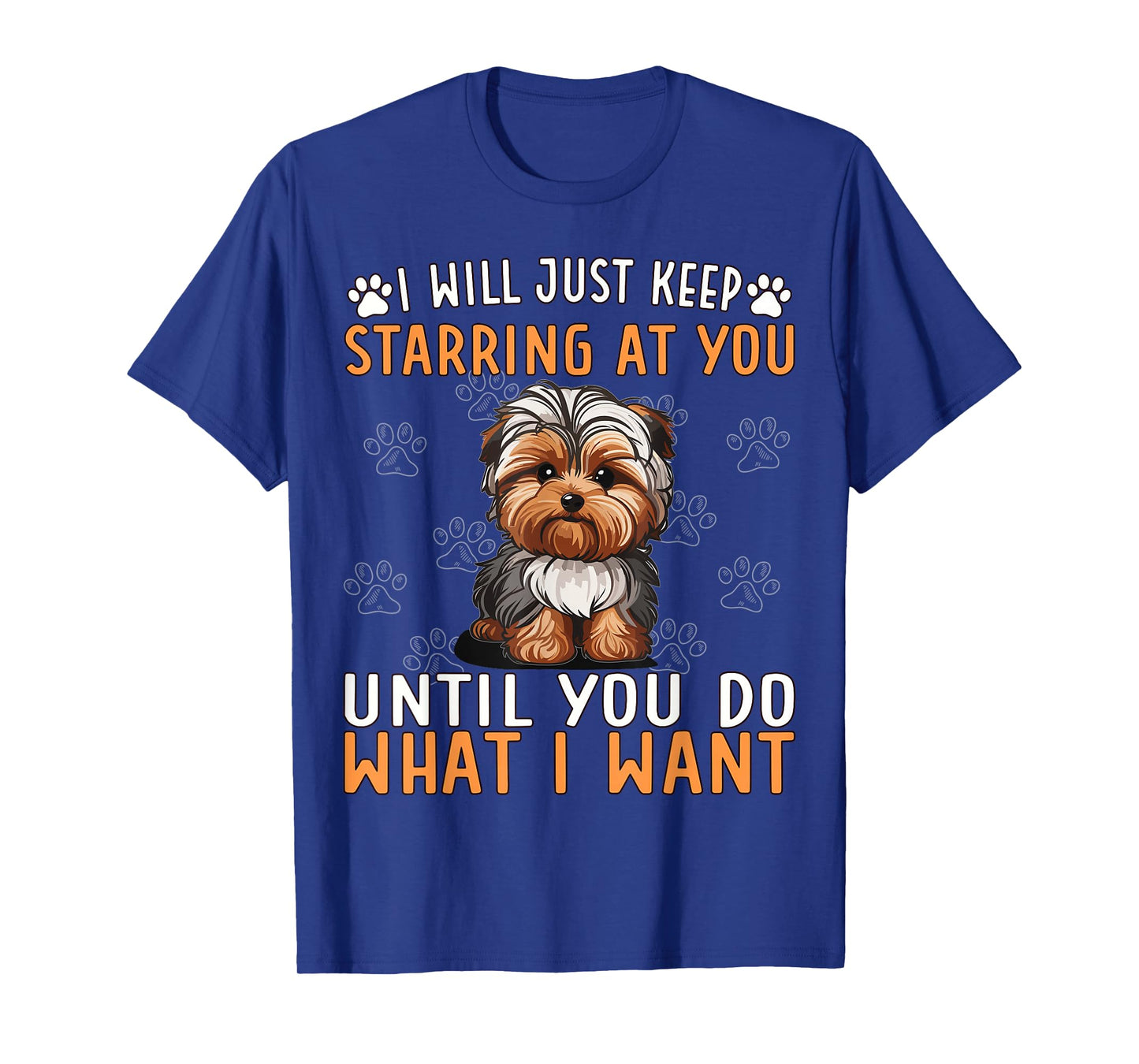 Dog Yorkie Poo Mom Plush Yorkie Poodle Food Yorkiepoo T-Shirt