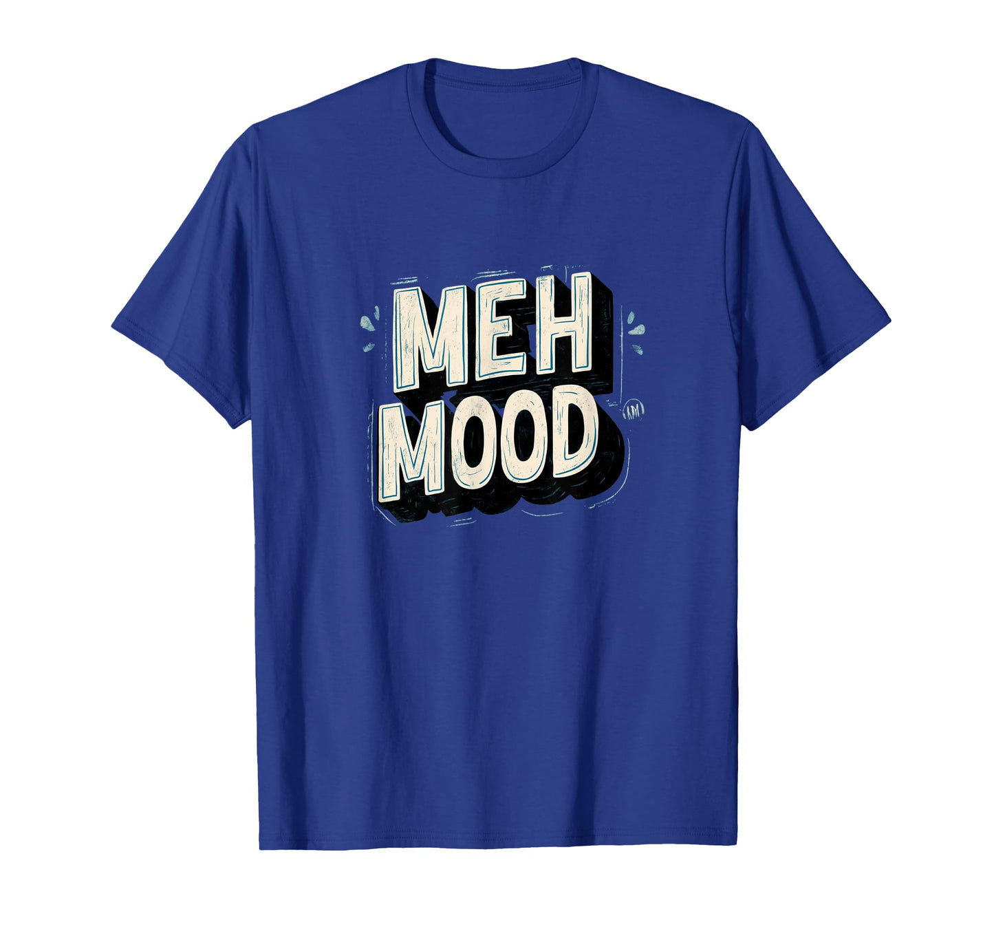 Funny Meh Mood Emblem for Boys and Girls T-Shirt