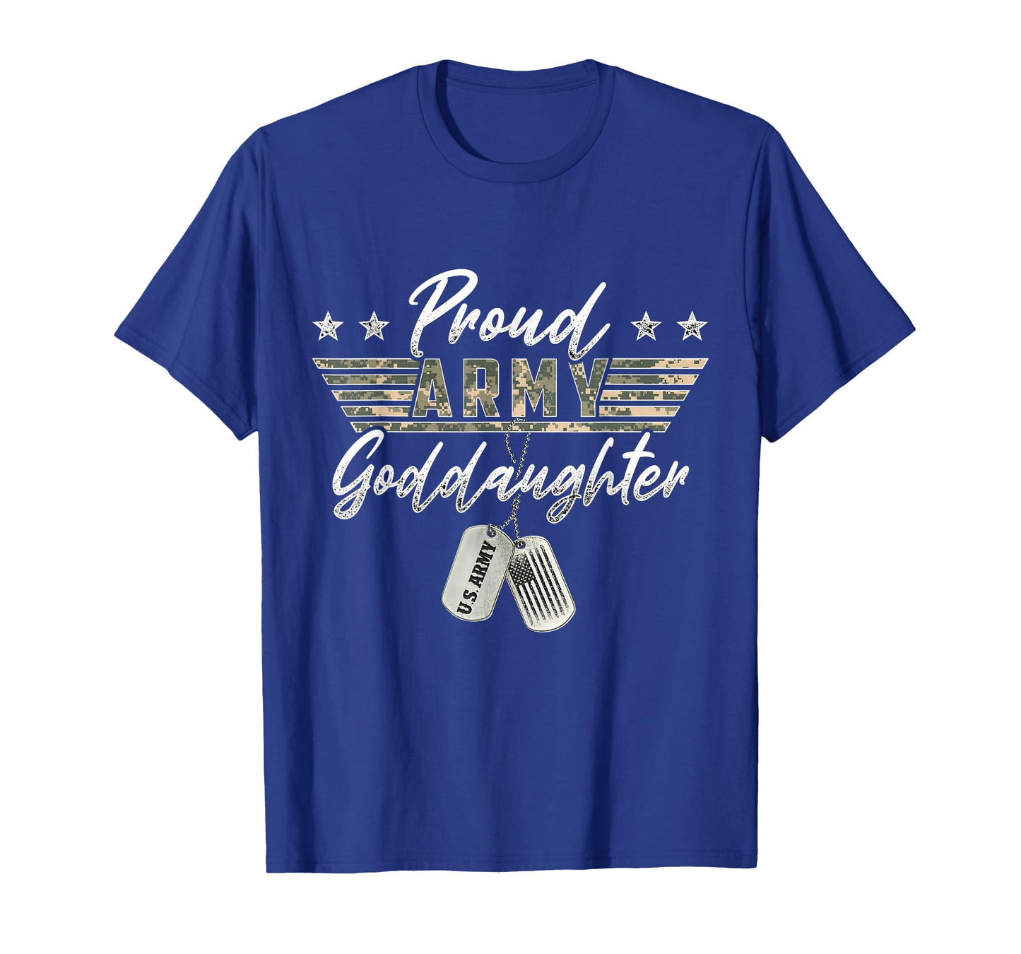 Proud Army Goddaughter American Veteran Military T-Shirt