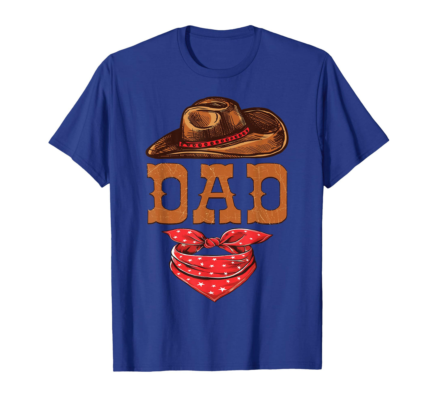 Dad Western Birthday Cowboy Cowgirl Family Matching T-Shirt