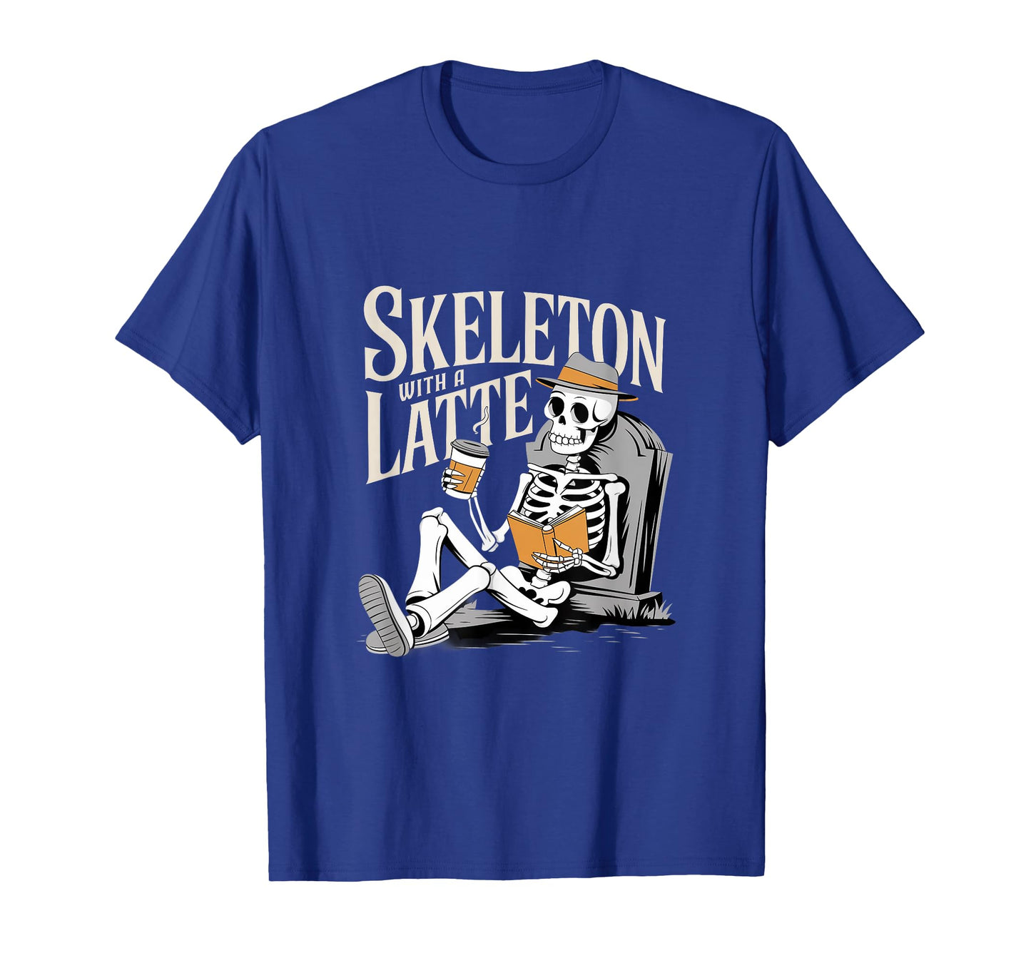 Skeleton with a Latte Pumpkin Spice T-Shirt