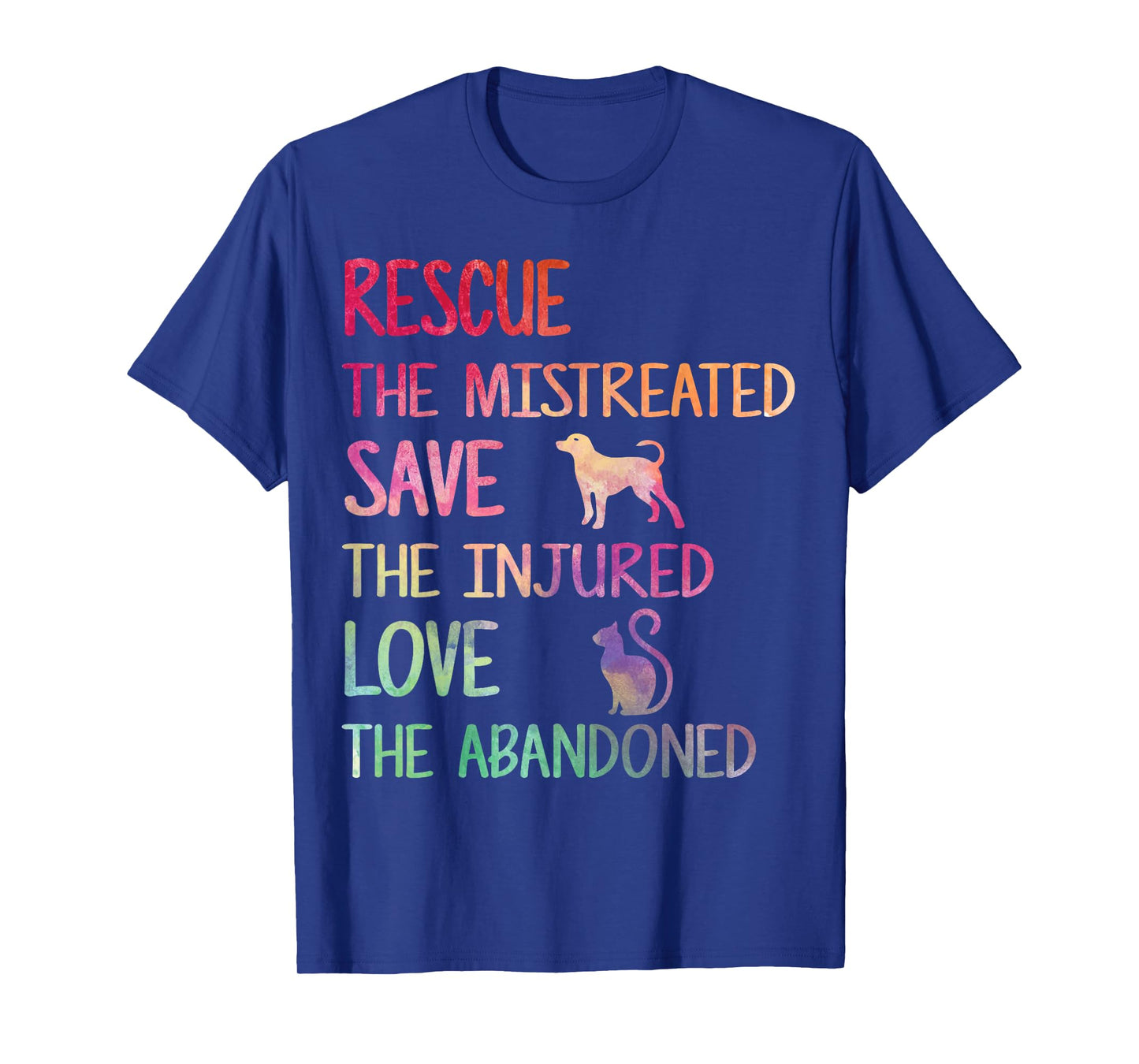 Rescue Save Love PET Animal Shelter Volunteer Gifts Sleeve T-Shirt