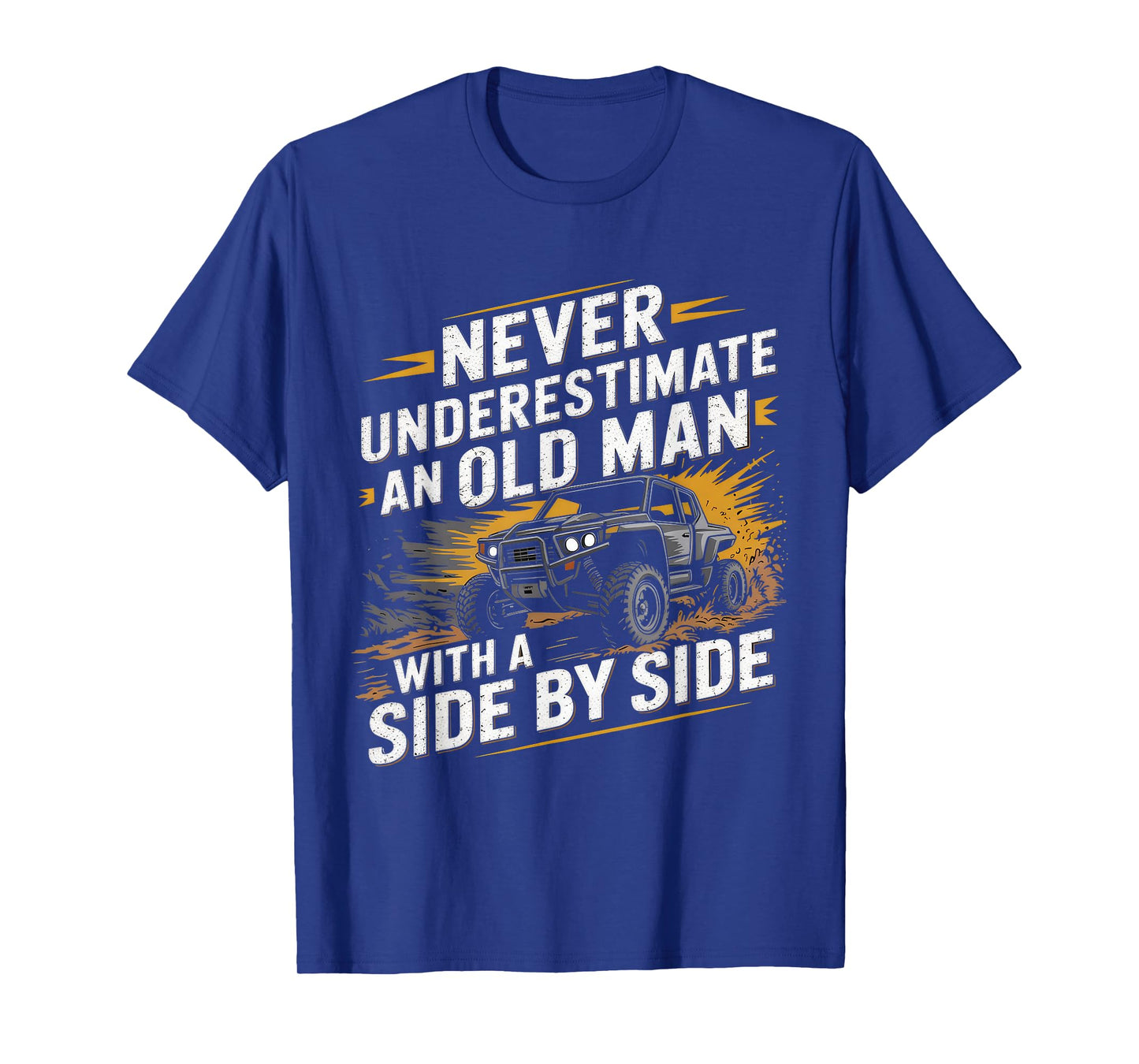 Never Underestimate An Old Man With A Side By Side Funny Tee T-Shirt