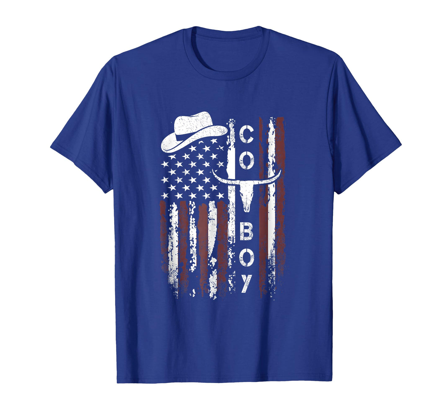 Retro Western Country Men Teen Boy Kid Southern Cowboy T-Shirt