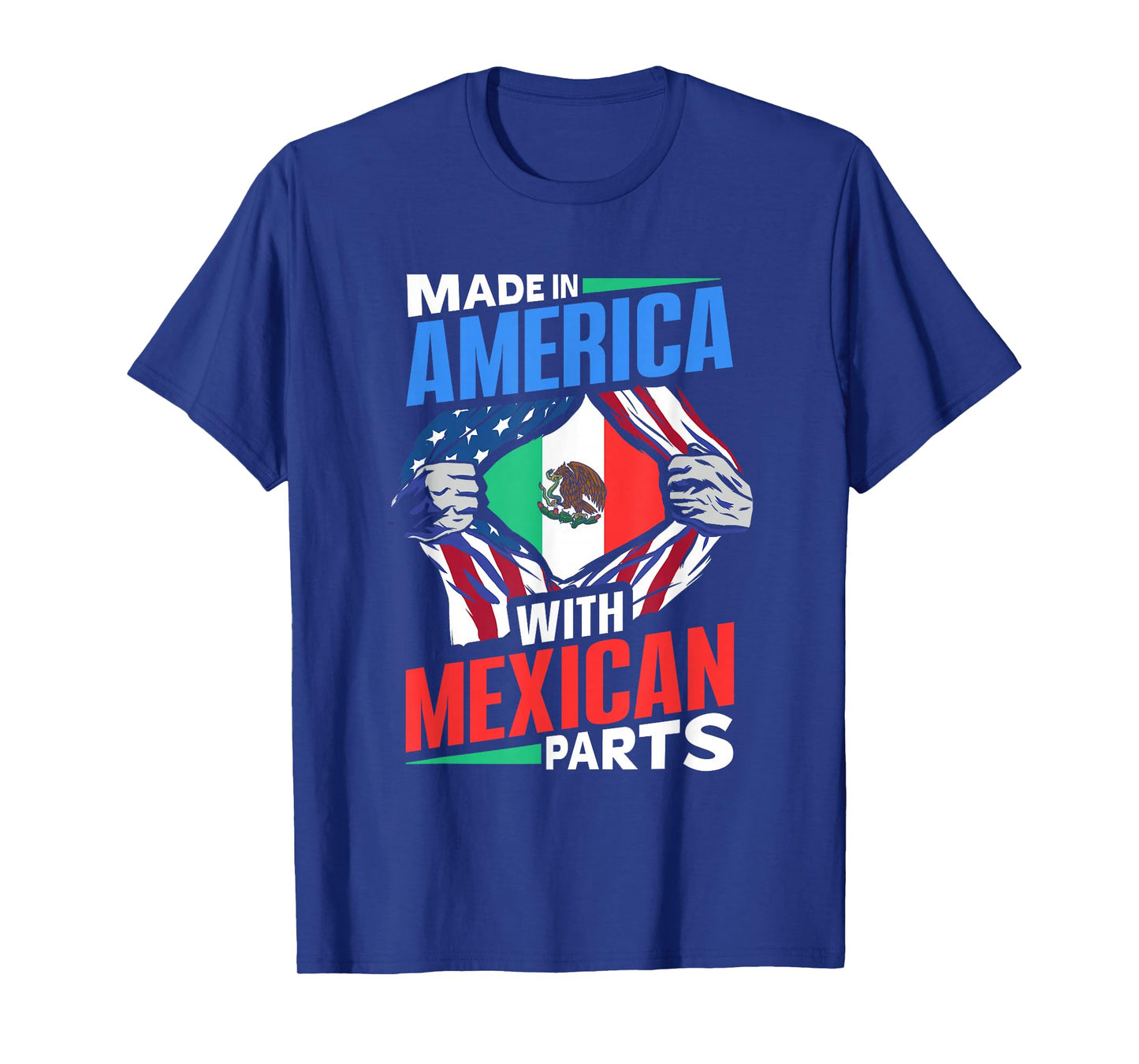 Made in America with Mexican Parts Country Mexico T-Shirt