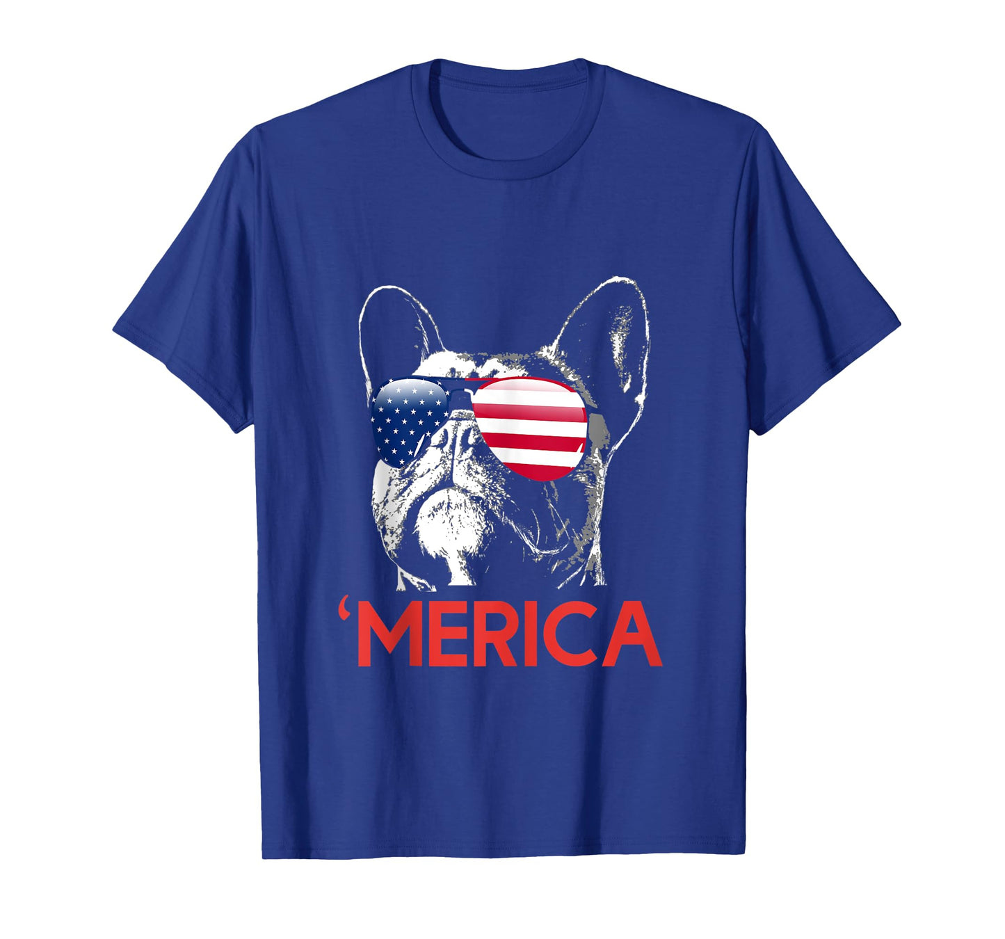 Merica French Bulldog American Flag 4th of July Frenchie Tank Top
