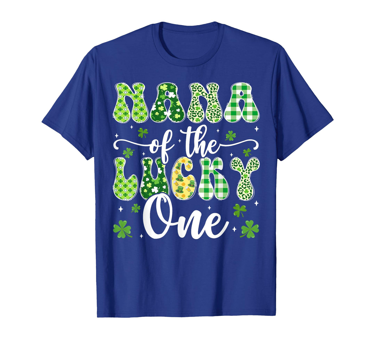 Nana Of The Lucky One First Birthday St Patrick's Day T-Shirt