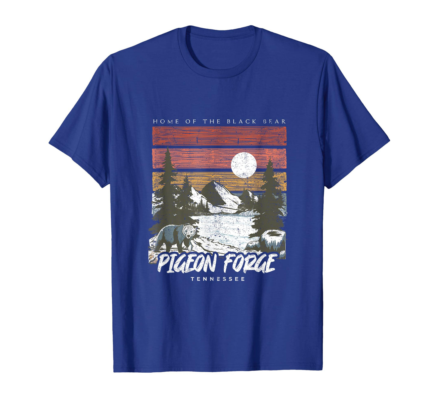 Pigeon Forge Tennessee Home Of The Black Bear Retro 70s 80s T-Shirt