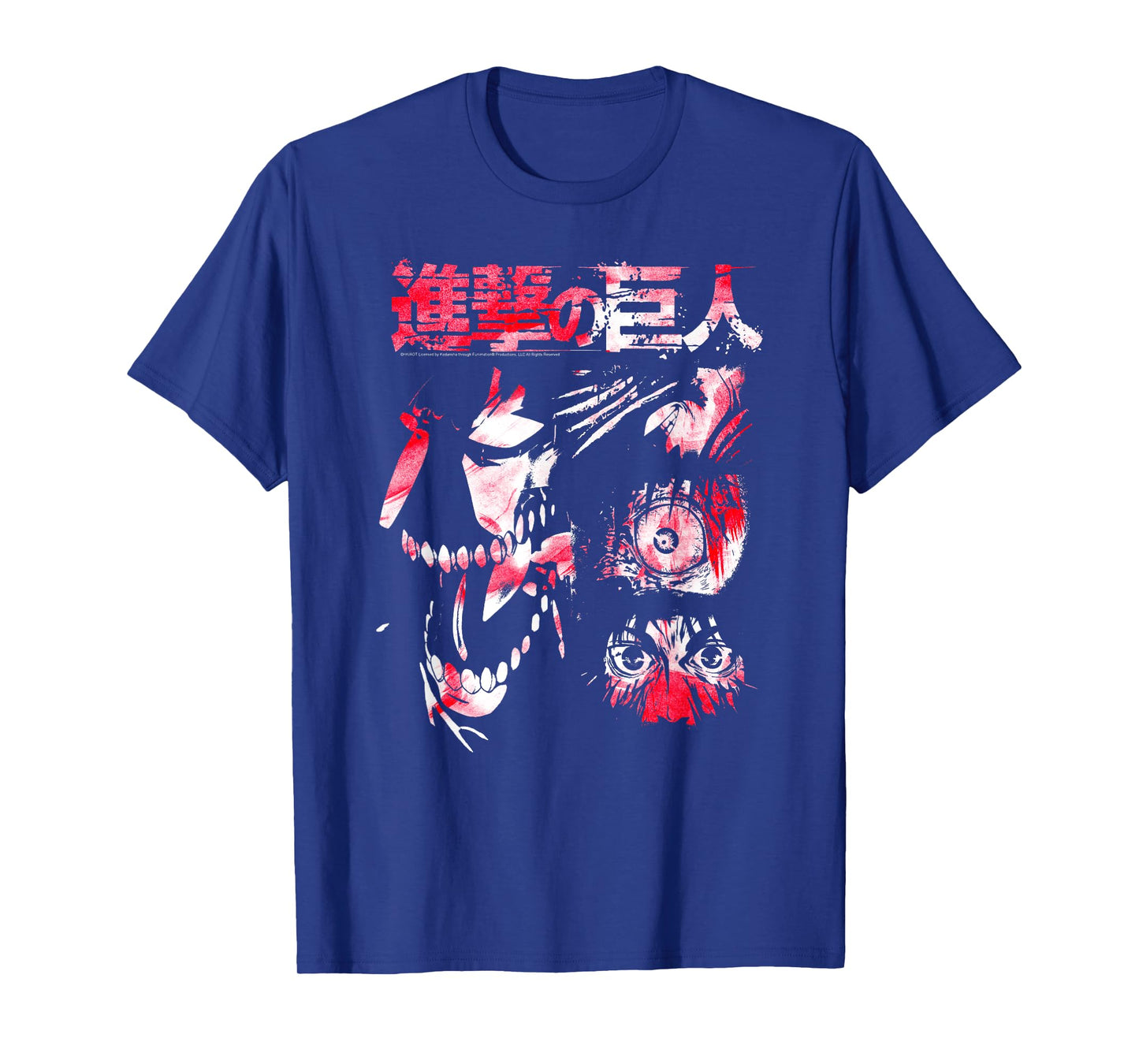 Attack on Titan Titan Transformation Watercolor Anime T-Shirt