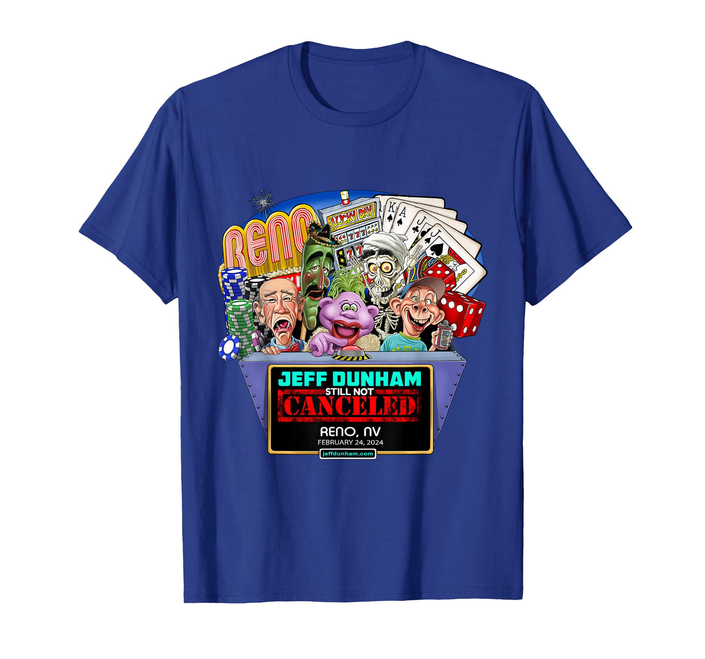 Jeff Dunham Reno, NV (2024) T-Shirt