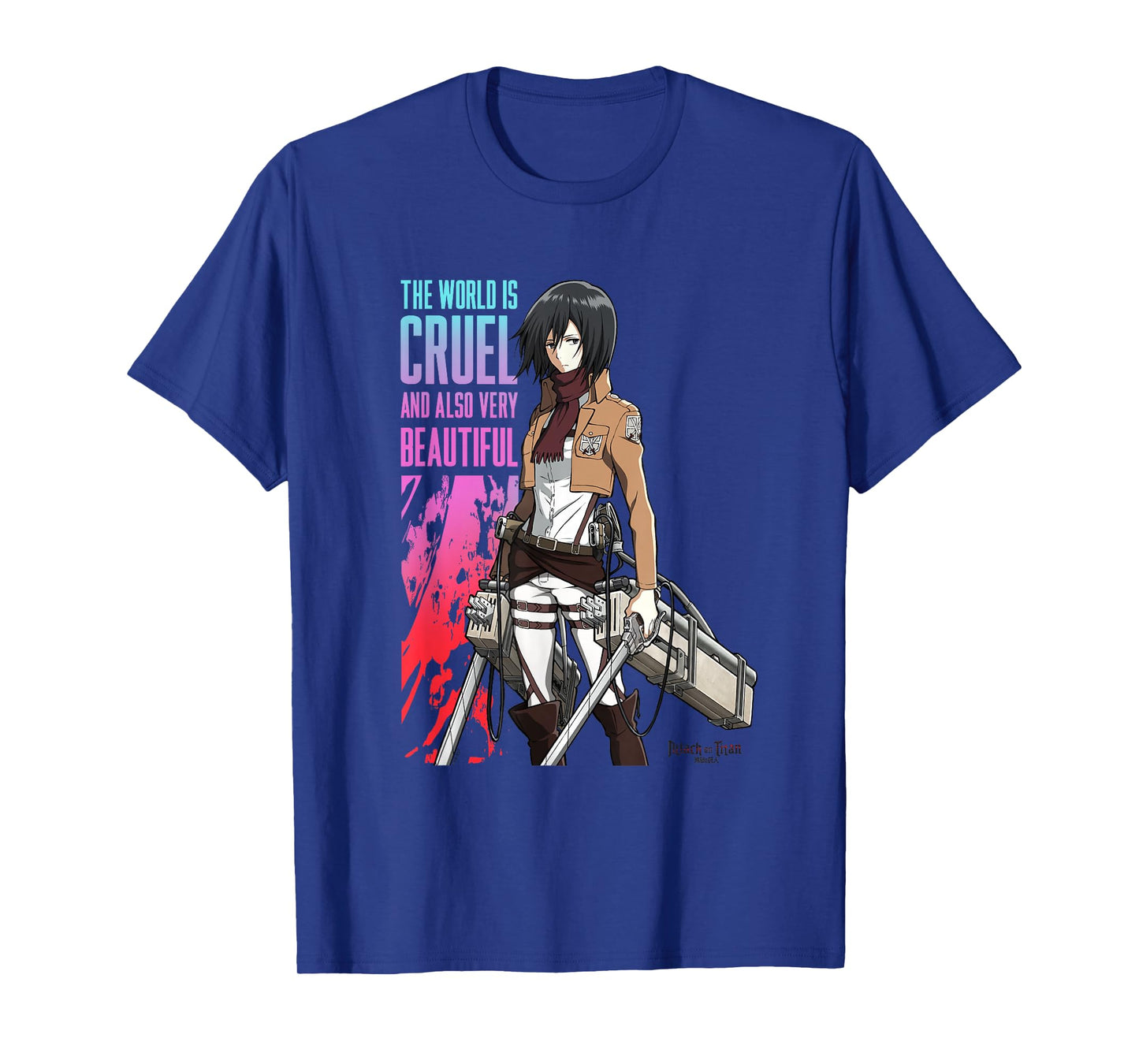 Attack on Titan The World is Cruel AOT Anime T-Shirt