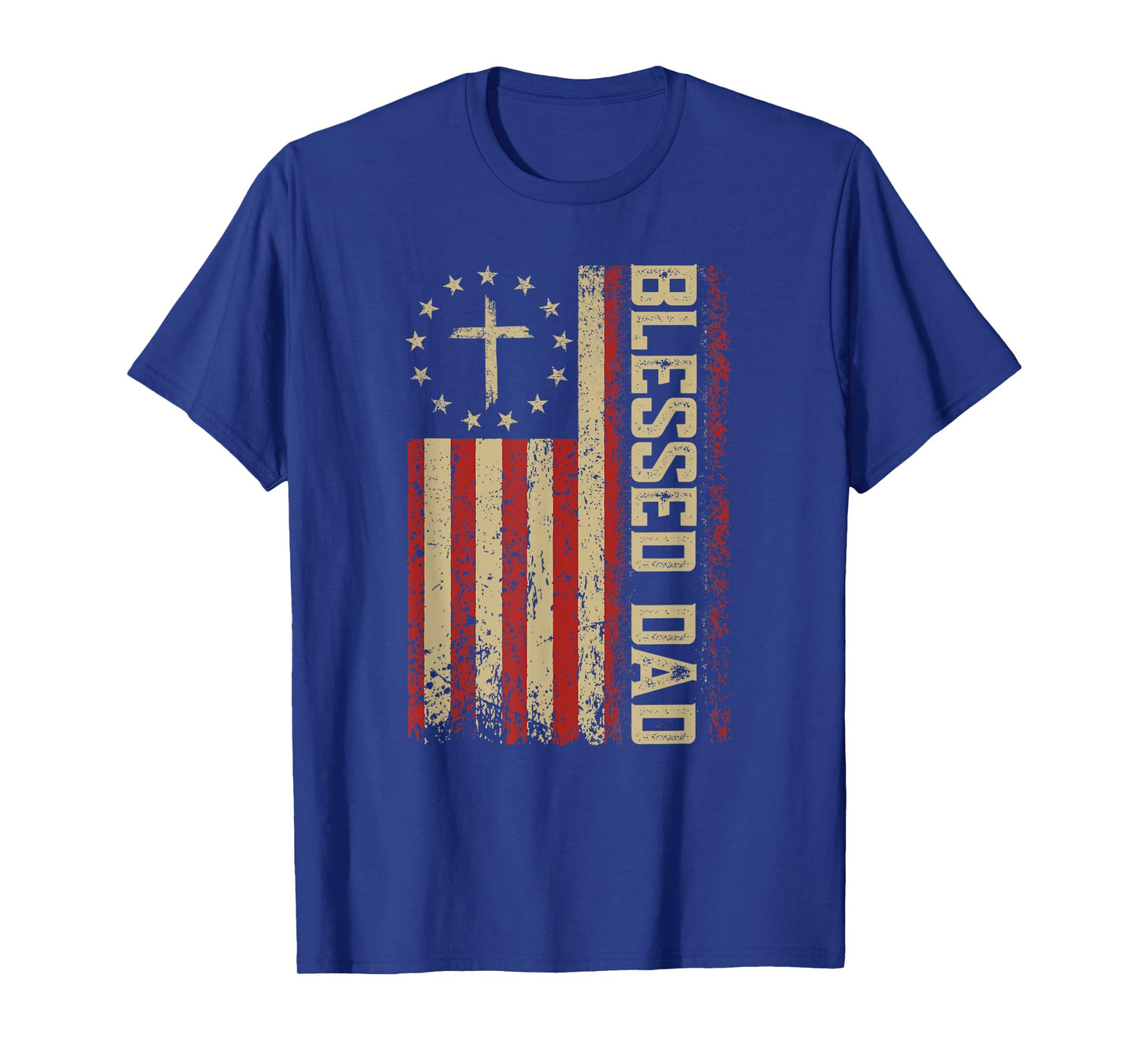 Christian Shirts For Men Fathers Day Tshirts For Blessed Dad T-Shirt