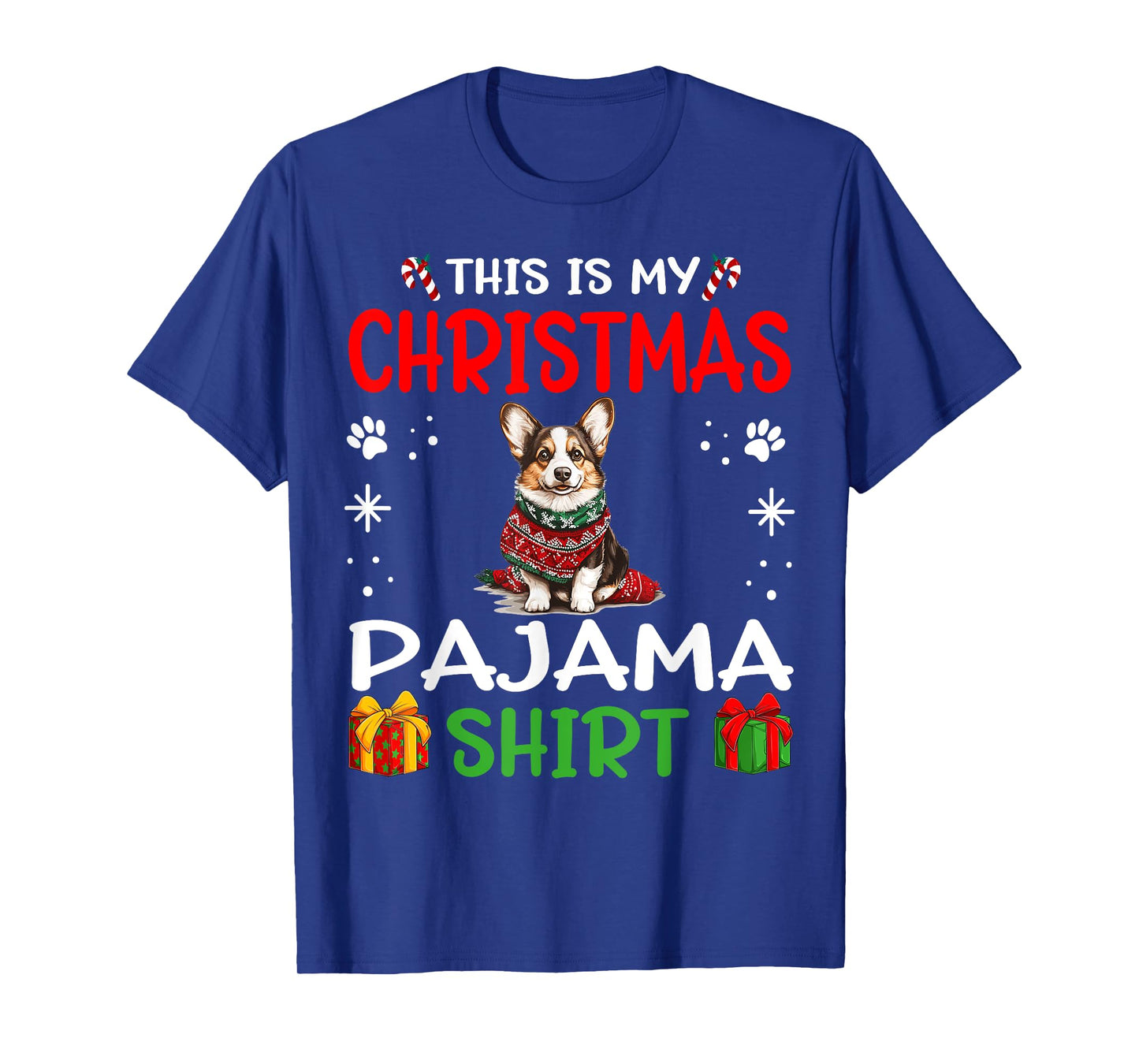 Cardigan Welsh Corgi Dog Nightgown Pajama This is my T-Shirt for Men Women Kids