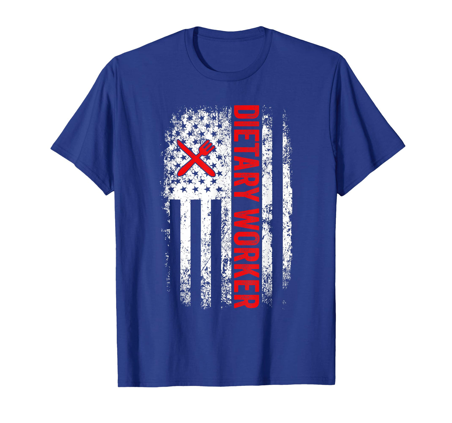 US American Flag Dietary Worker Appreciation Week Healthcare T-Shirt
