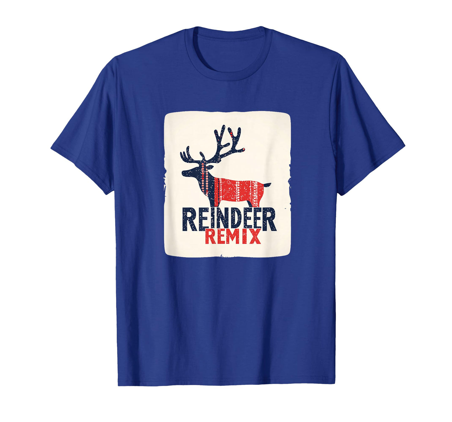 Awesome Reindeer Remix Statement T-Shirt