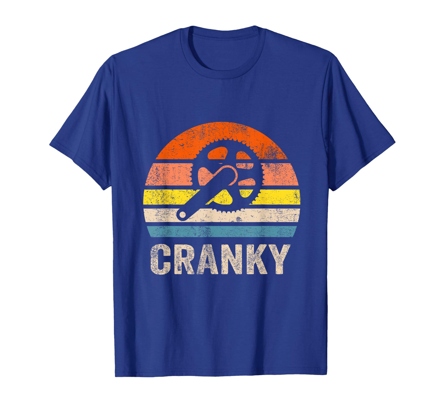 Cranky Vintage Sun funny Bicycle Lovers Cycling Cranky T-Shirt