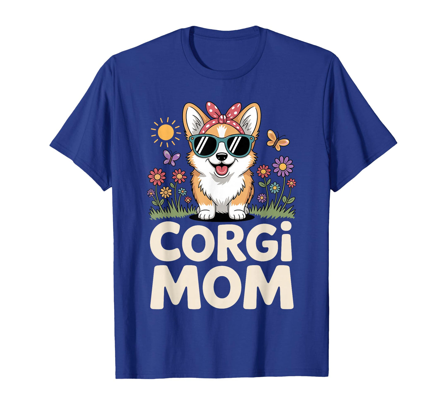 Cute Corgi Design for Women Girls Mom Dog Welsh Corgi Lovers T-Shirt