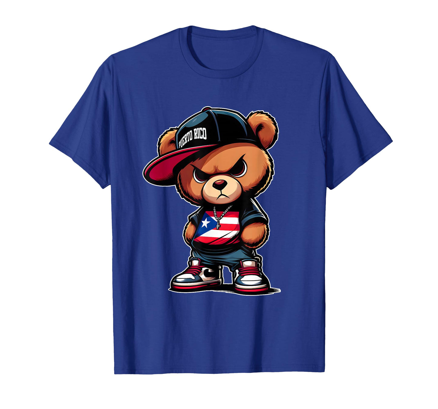 Cute Teddy Bear Puerto Rico Flag Shirt Boricua Puerto Rican T-Shirt