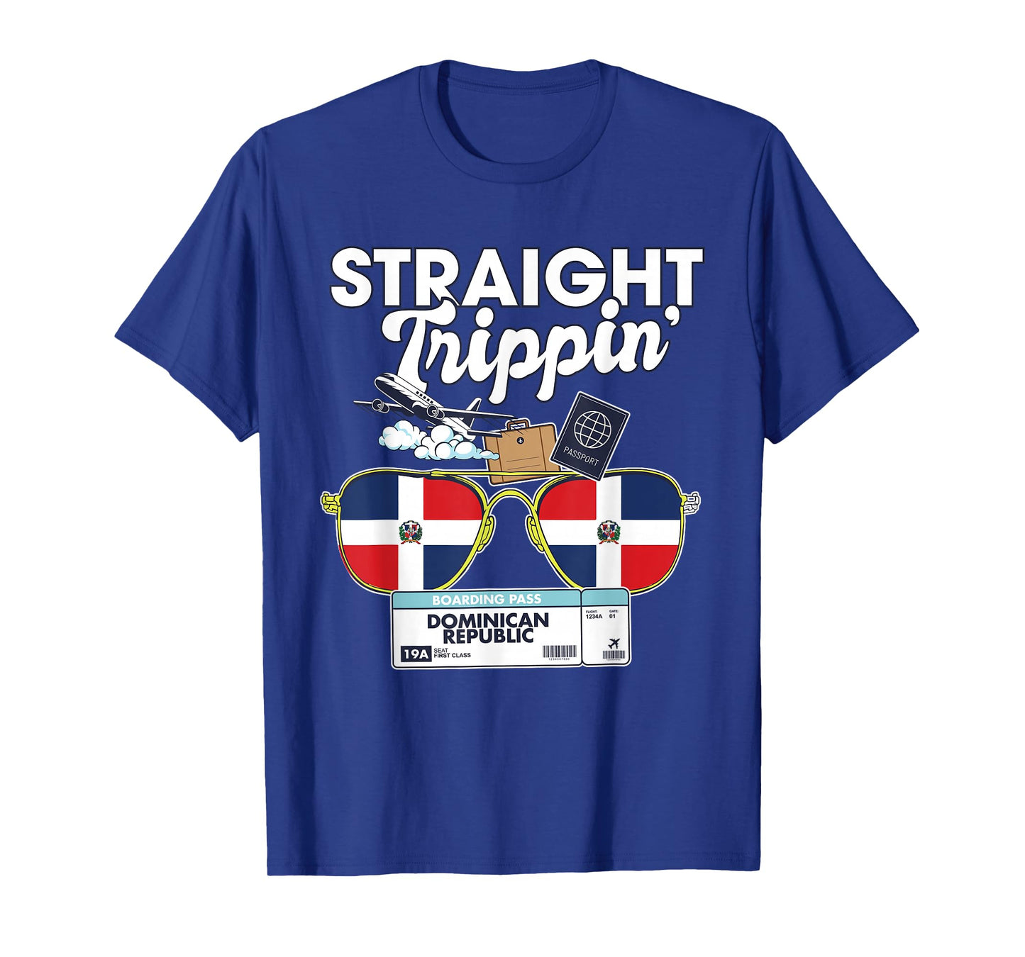 Straight Trippin' Dominican Republic Vacation Tour Travel T-Shirt