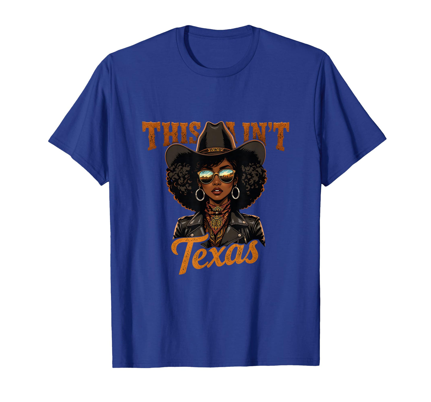 Texas African American Melanin This Ain’t Cowgirl Woman T-Shirt