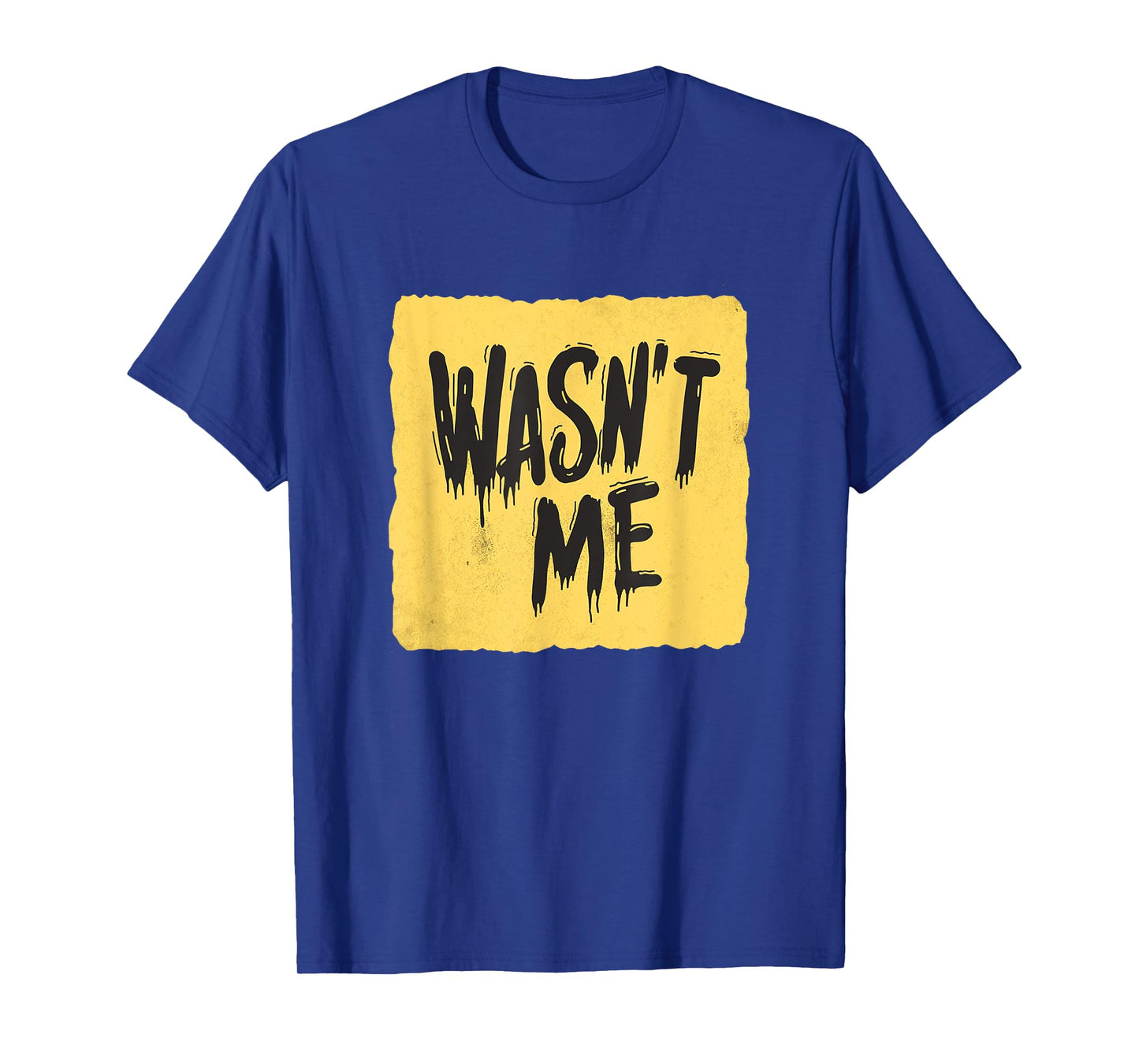 Yellow Wasn't me Speech Emblem T-Shirt