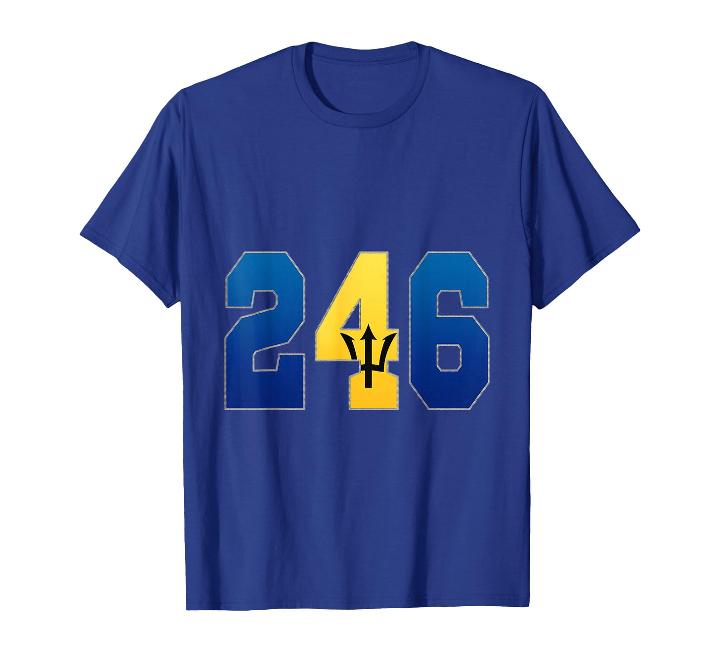 Bajan shirt Barbados tee shirt area country code 246 T-Shirt