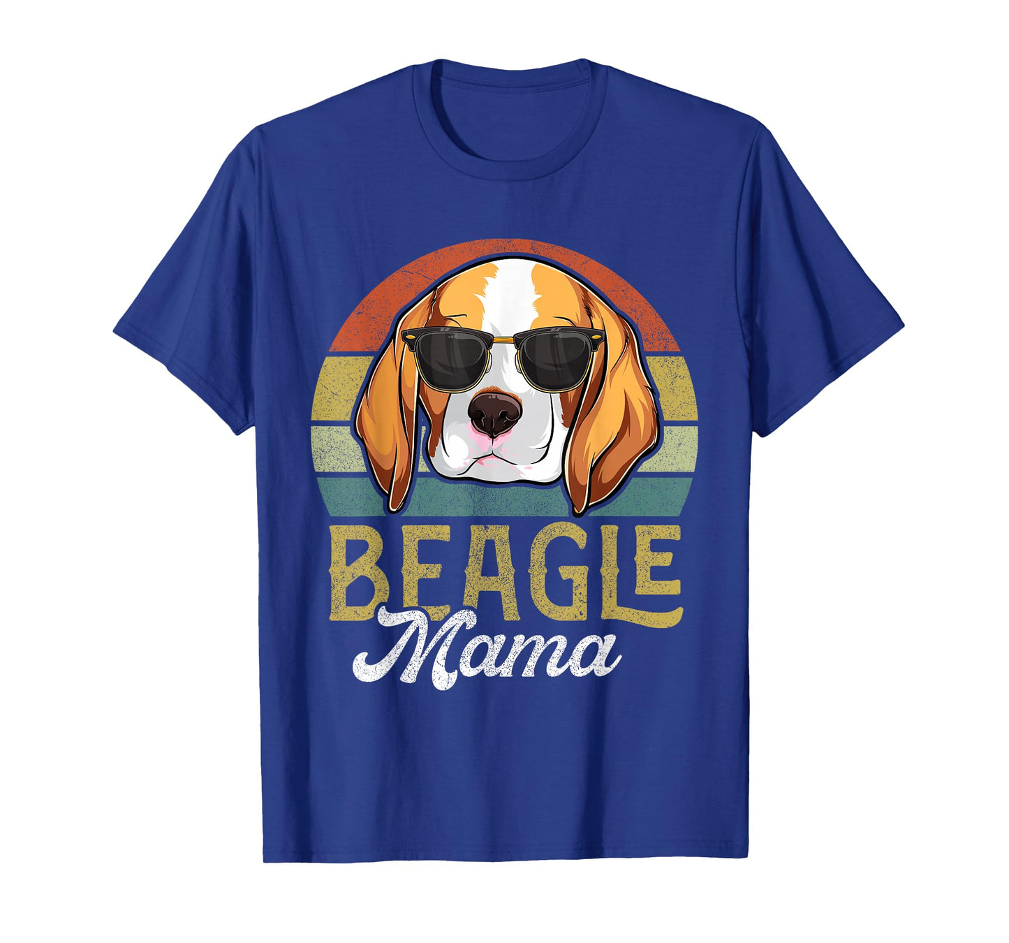 Retro Beagle Mama Shirt Women, Mothers Day Dog Mom T-Shirt
