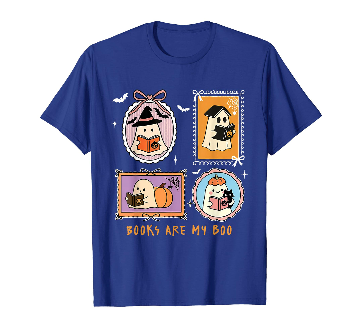 Books are My Boo Funny Halloween T-Shirt
