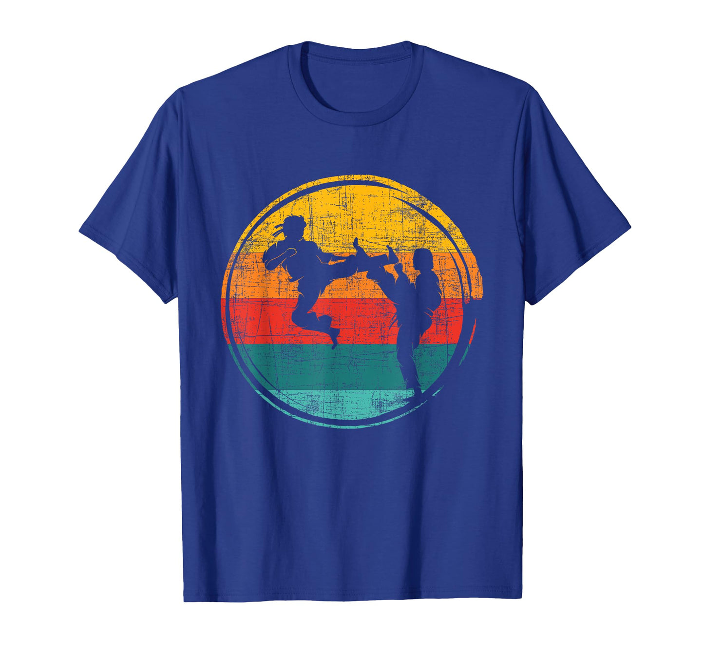 Retro Karate Fighter - Karateka Combat Self Defense Coach T-Shirt