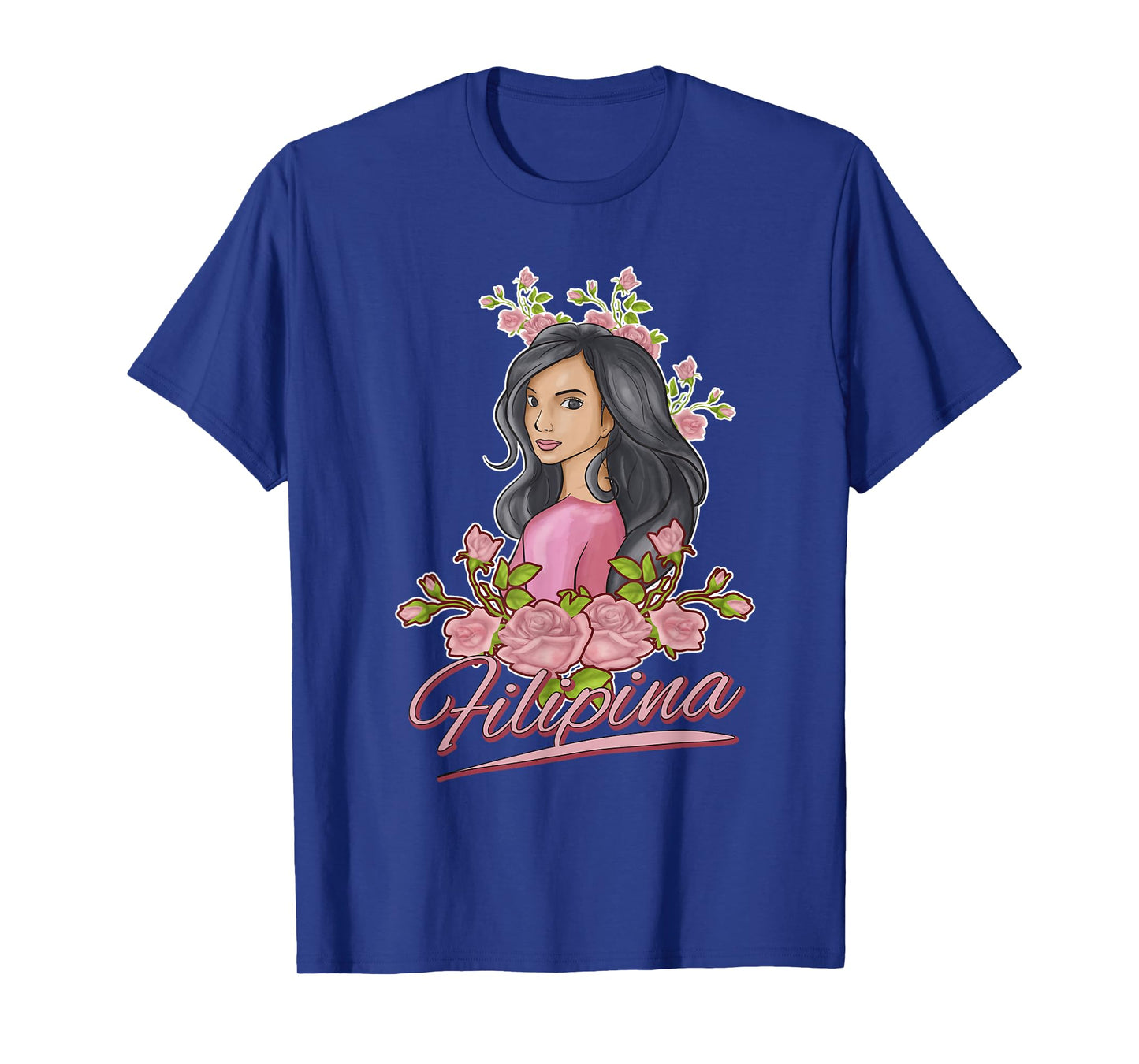 Philippines Filipina Flowers Filipino Girls T-Shirt