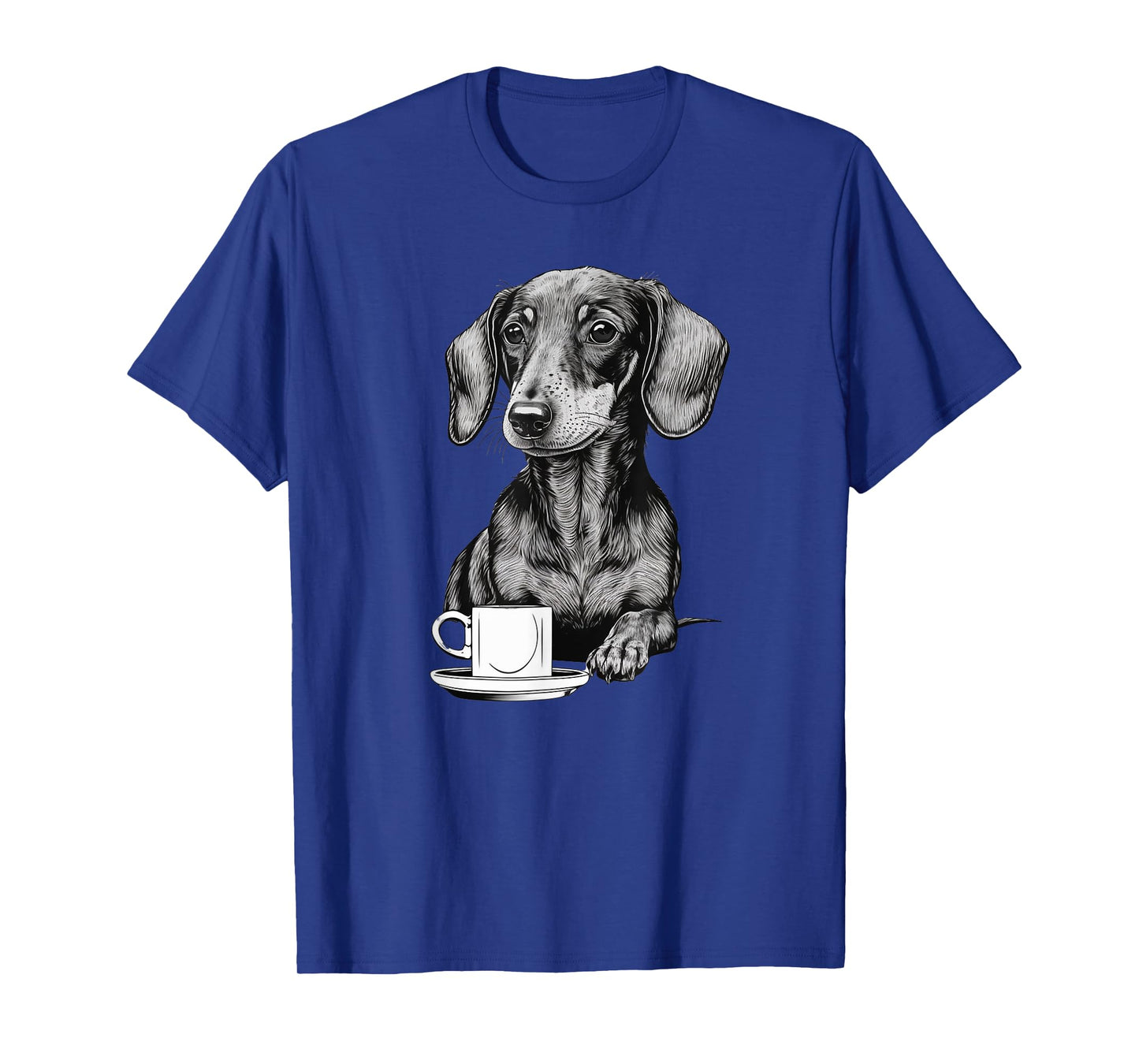 Dachshund Puppy Wiener with Coffee T-Shirt