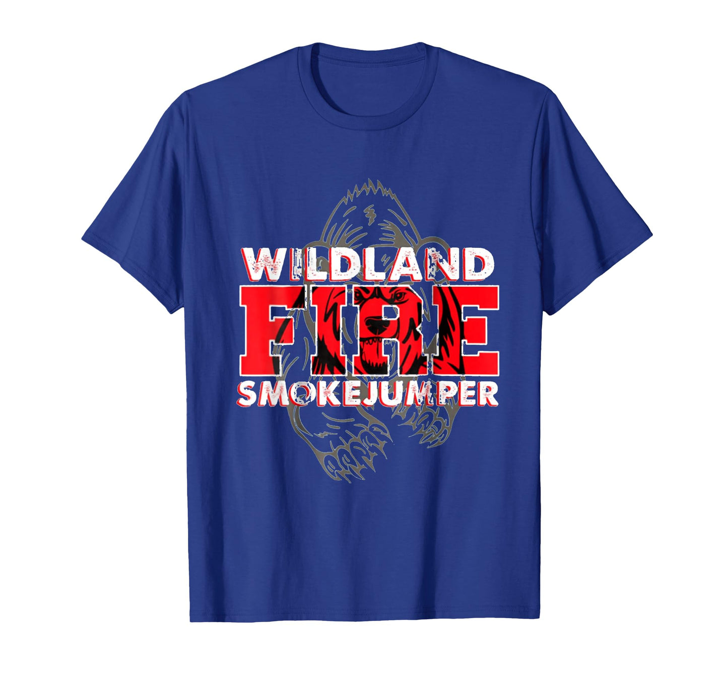 Vintage Design Fire Firefighter Smoke Jumper Rescue T-Shirt
