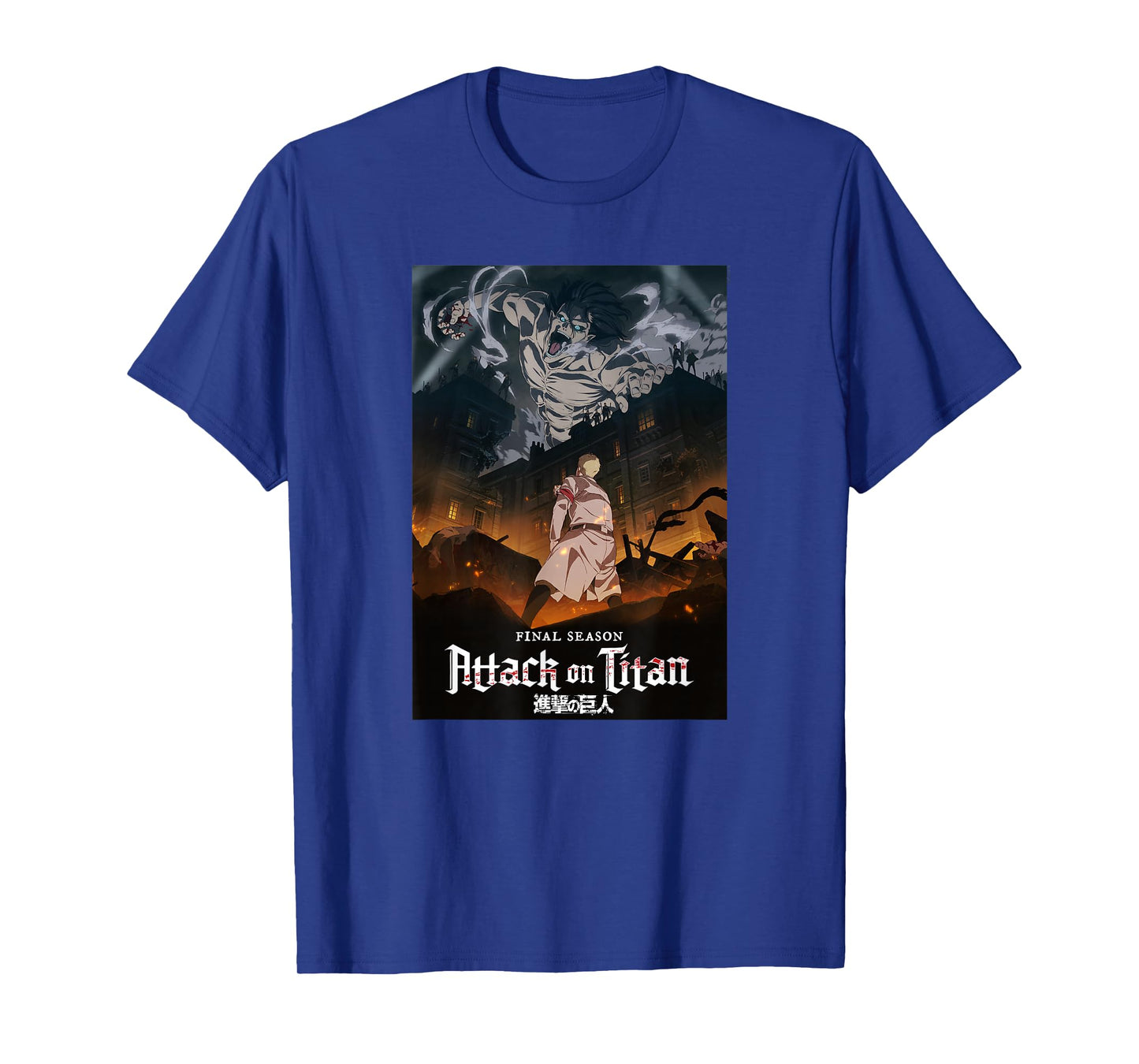 Attack on Titan Season 4 Key Art with Show Logo Anime T-Shirt