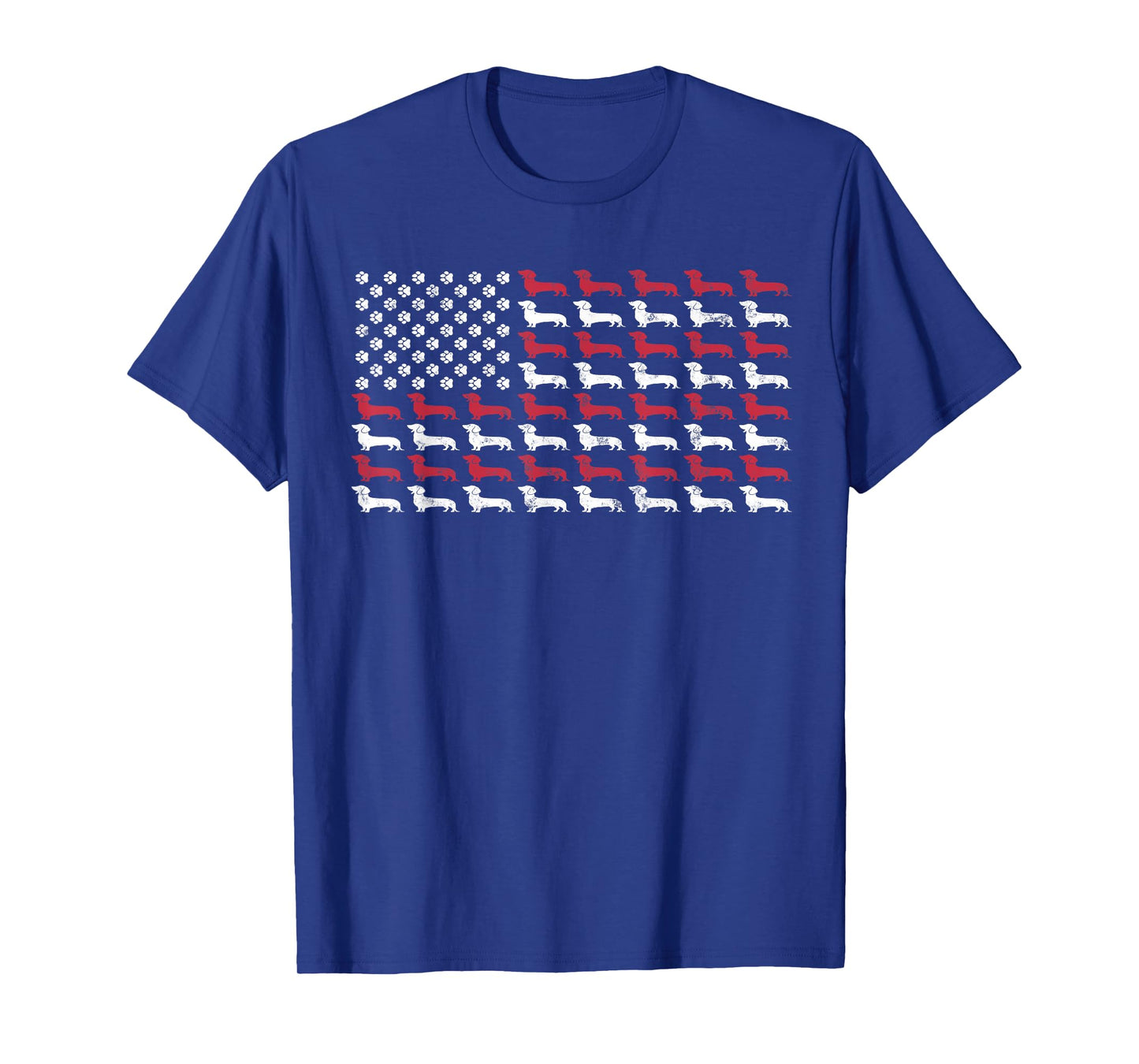 American Flag Dachshund Patriotic Dog Men Women 4th of July T-Shirt