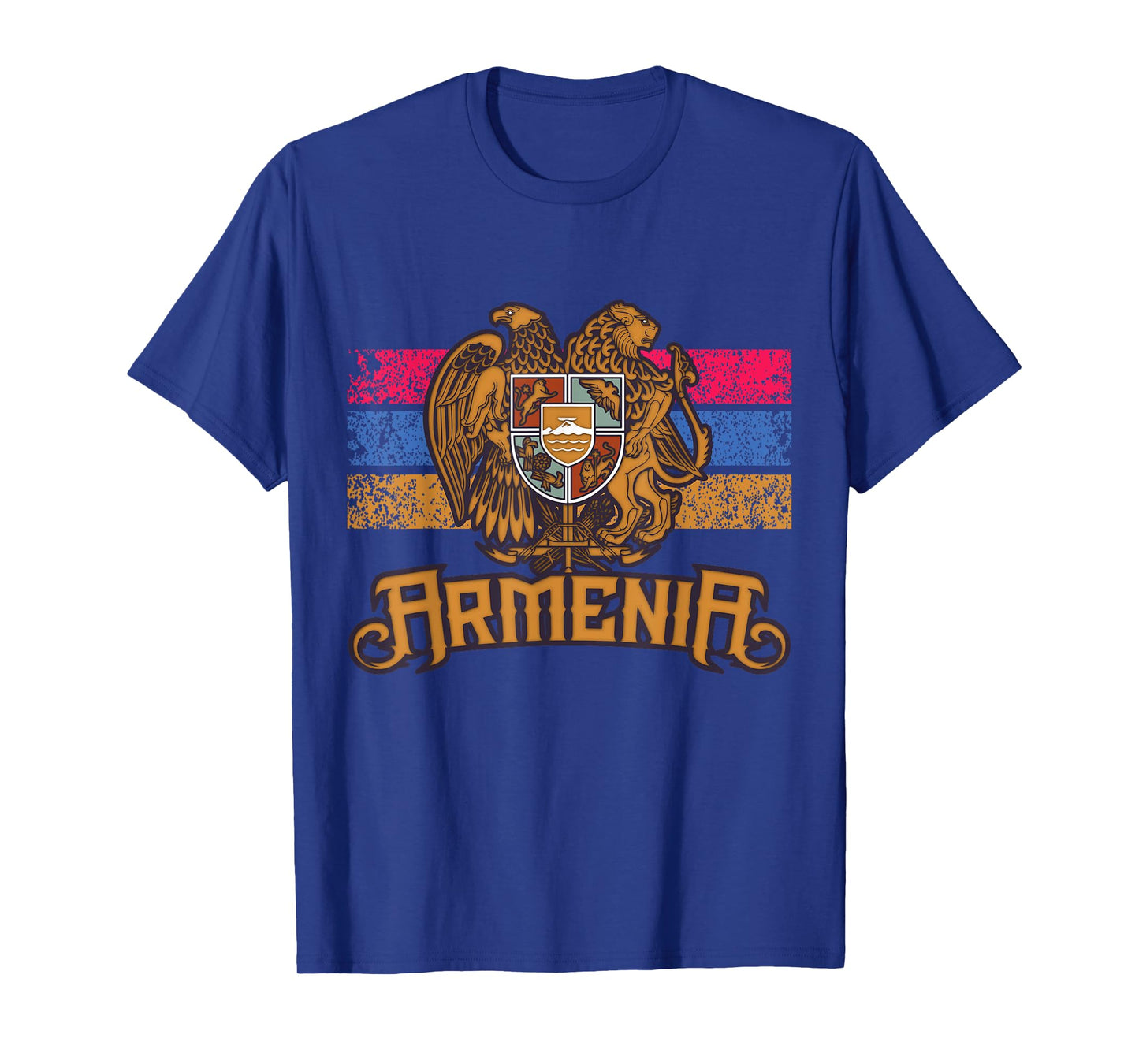 Vintage Armenia Flag Family Crest - Armenian Country Gifts T-Shirt