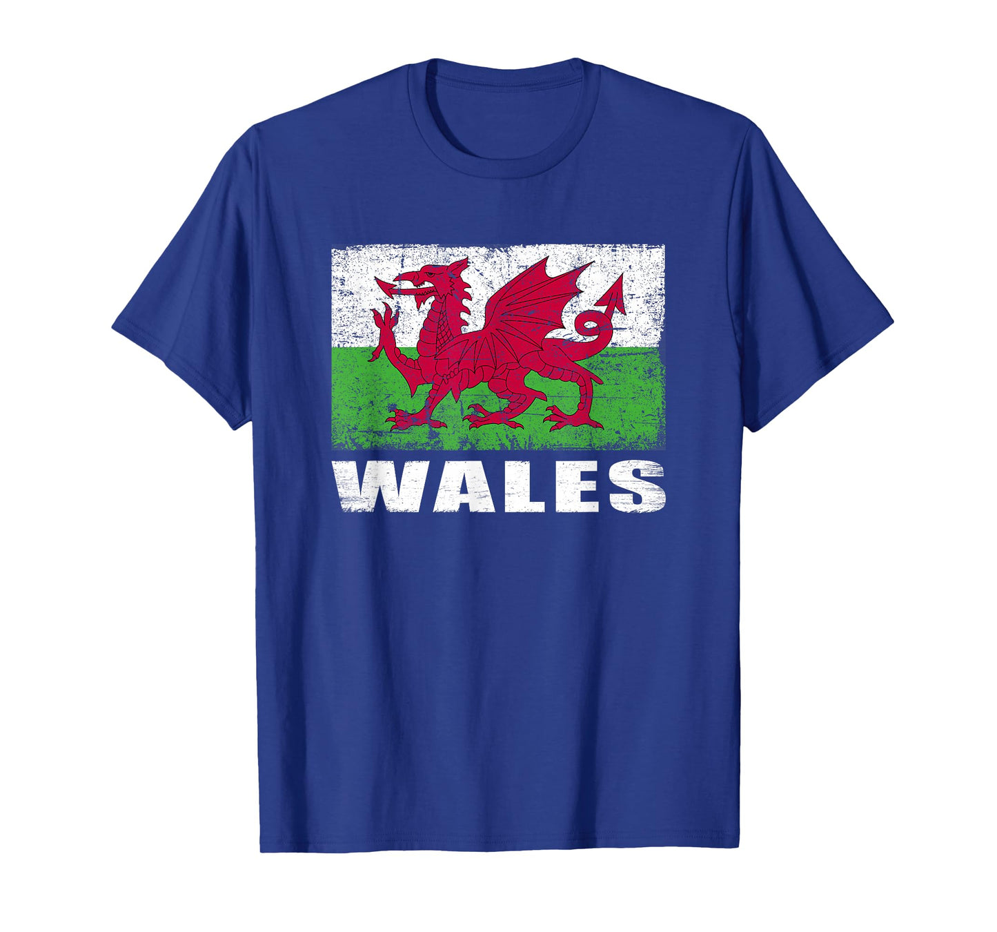 Wales Flag Design Grunge Country Flag Wales T-Shirt