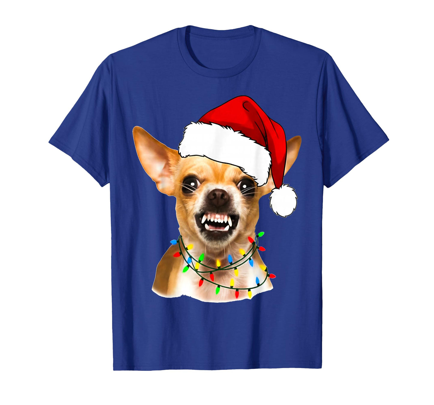Funny Chihuahua Christmas Shirt for Dog Lovers Women T-Shirt