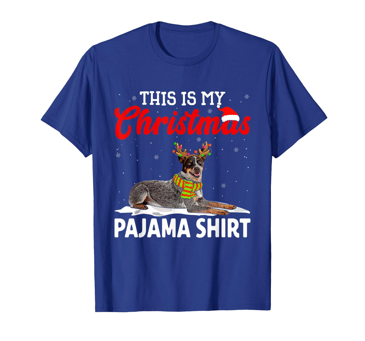 This Is My Christmas Pajama Shirt Australian Cattle Dog T-Shirt