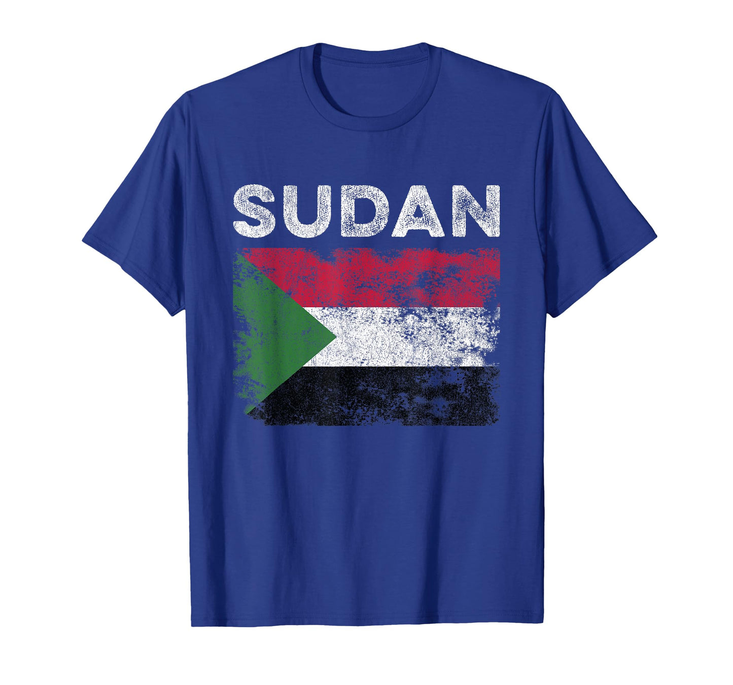 Sudan Flag Distressed - Men Women Kids - Sudanese Flag T-Shirt