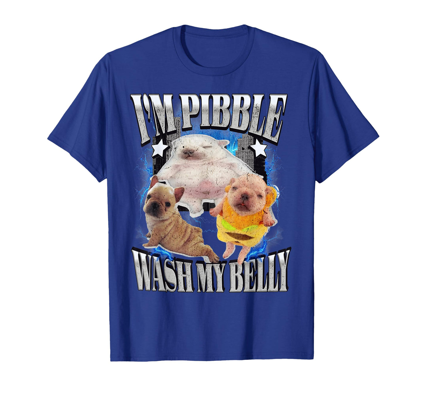 Silly Meme pibble Meme wash My Belly Clean My Belly Meme T-Shirt