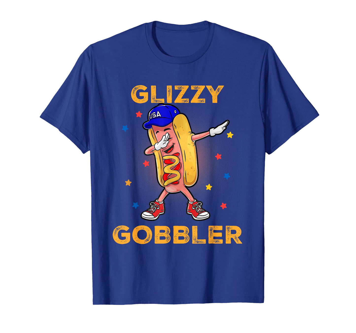 Funny Glizzy Gobbler Hotdog Men Women T-Shirt