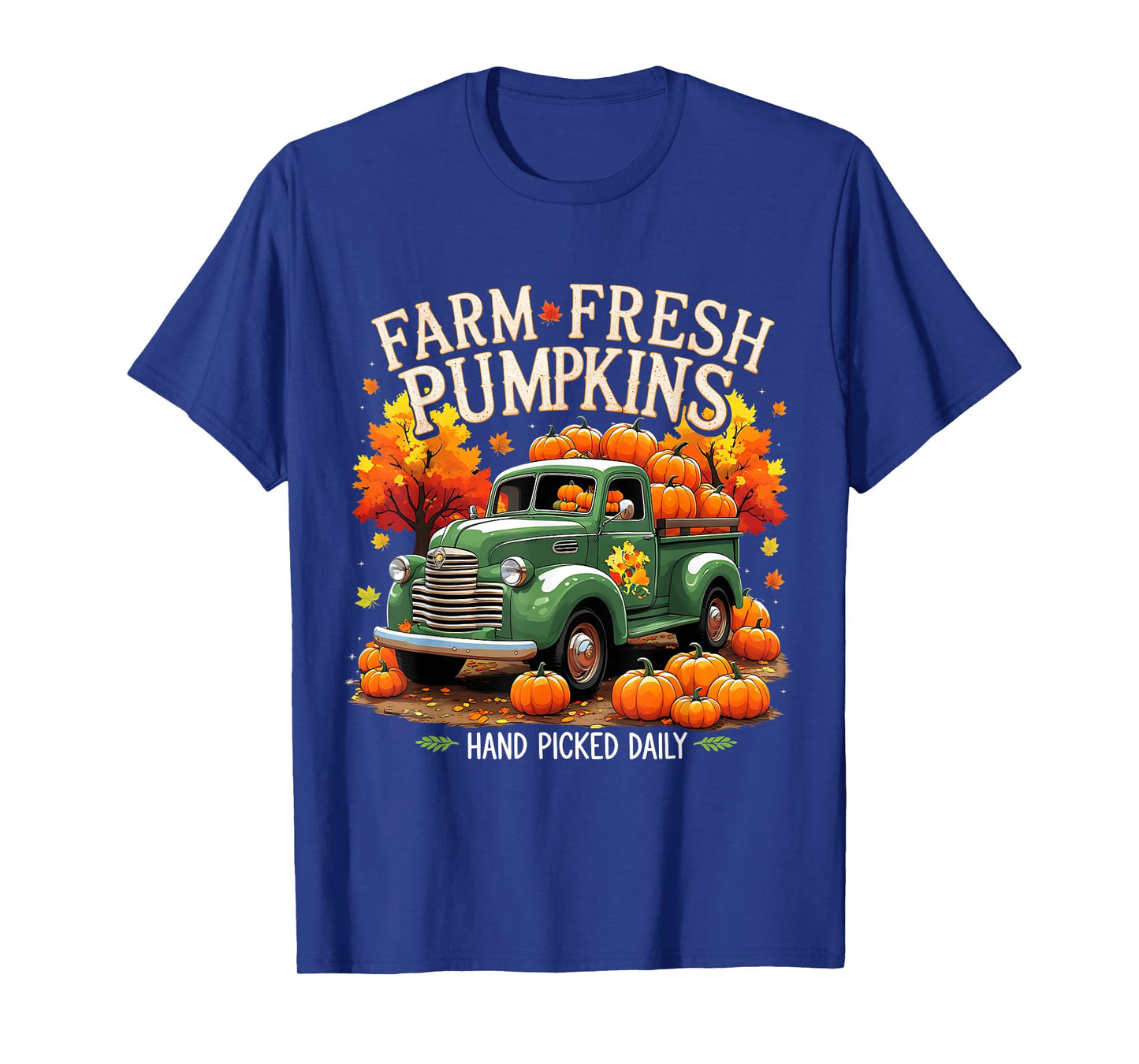 Farm Fresh Pumpkins Vintage Autumn Harvest Truck Fall T-Shirt