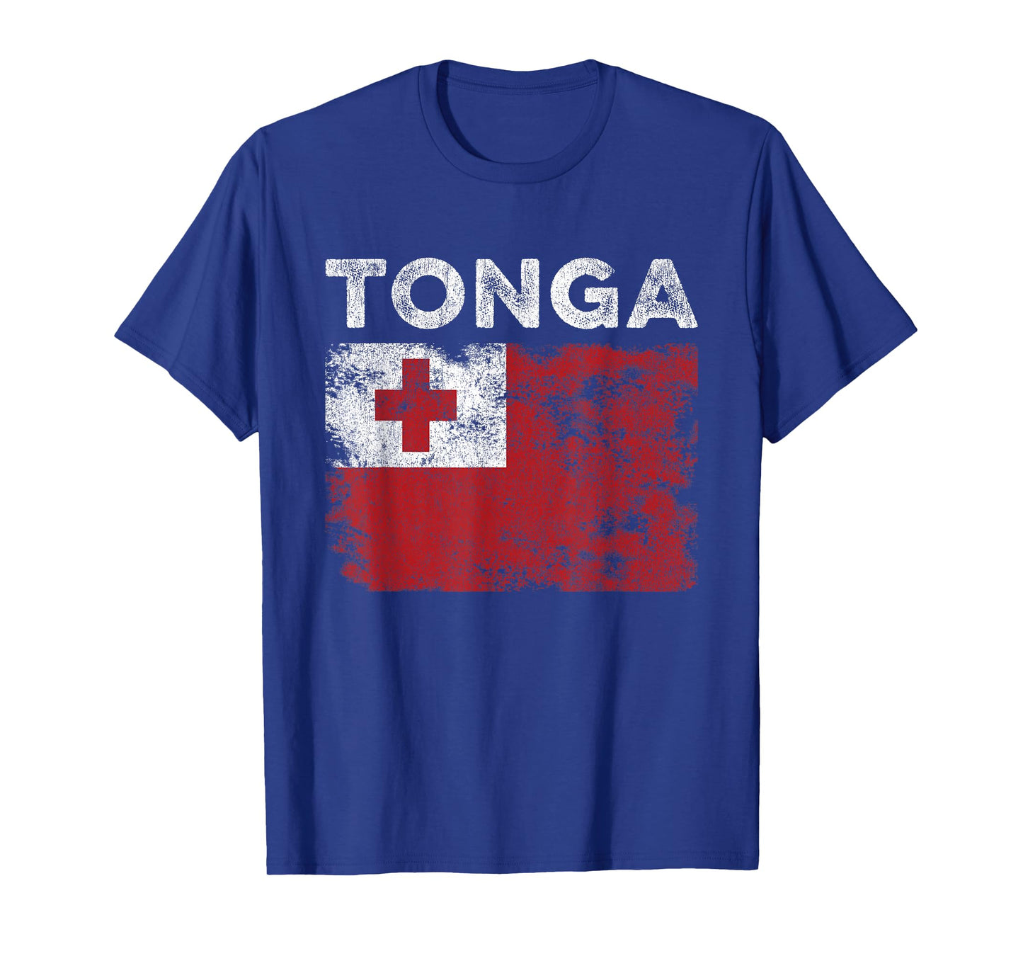 Tonga Flag Distressed - Men Women Kids - Tongan Flag T-Shirt