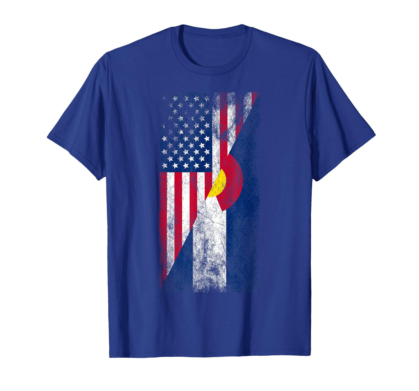 USA & Colorado Flags - American Coloradan T-Shirt