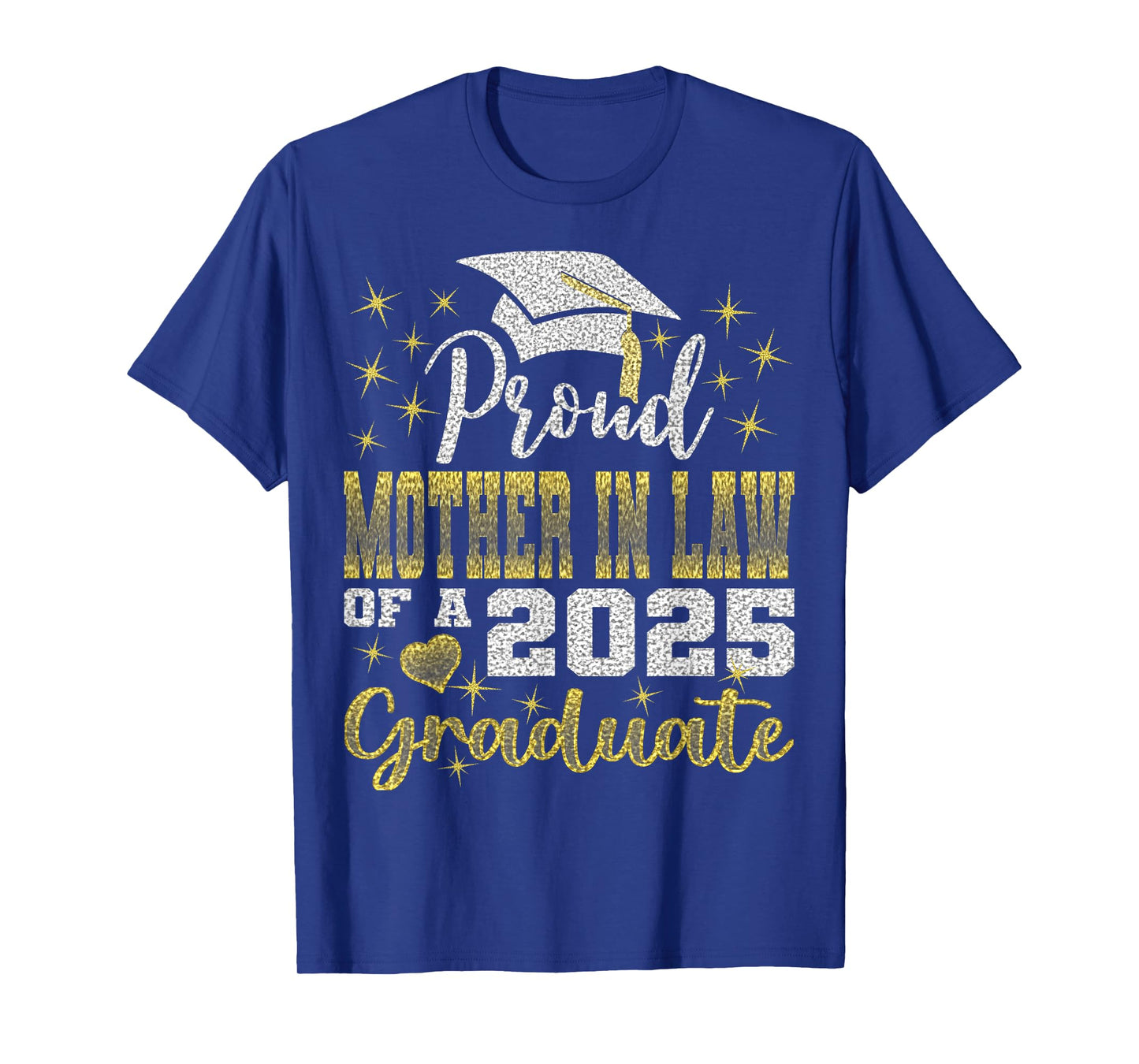 Super Proud Mother In Law of 2025 Graduate Awesome Family T-Shirt