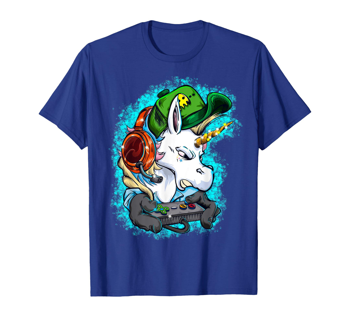 Awesome Unicorn Video Gamer Gaming T-Shirt Gift Clothes T-Shirt
