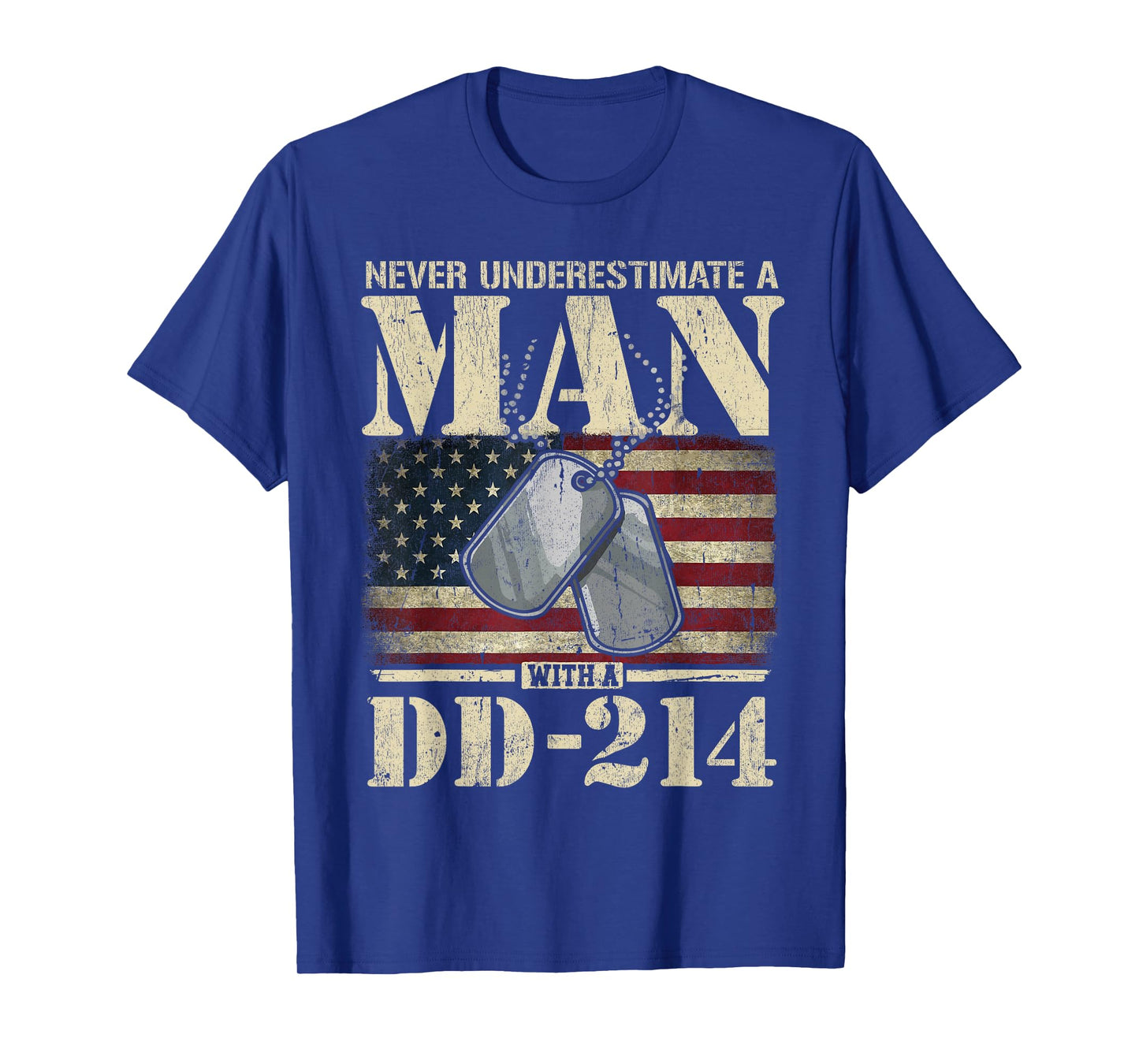DD 214 Alumni Never Underestimate an Old Man with A DD-214 T-Shirt