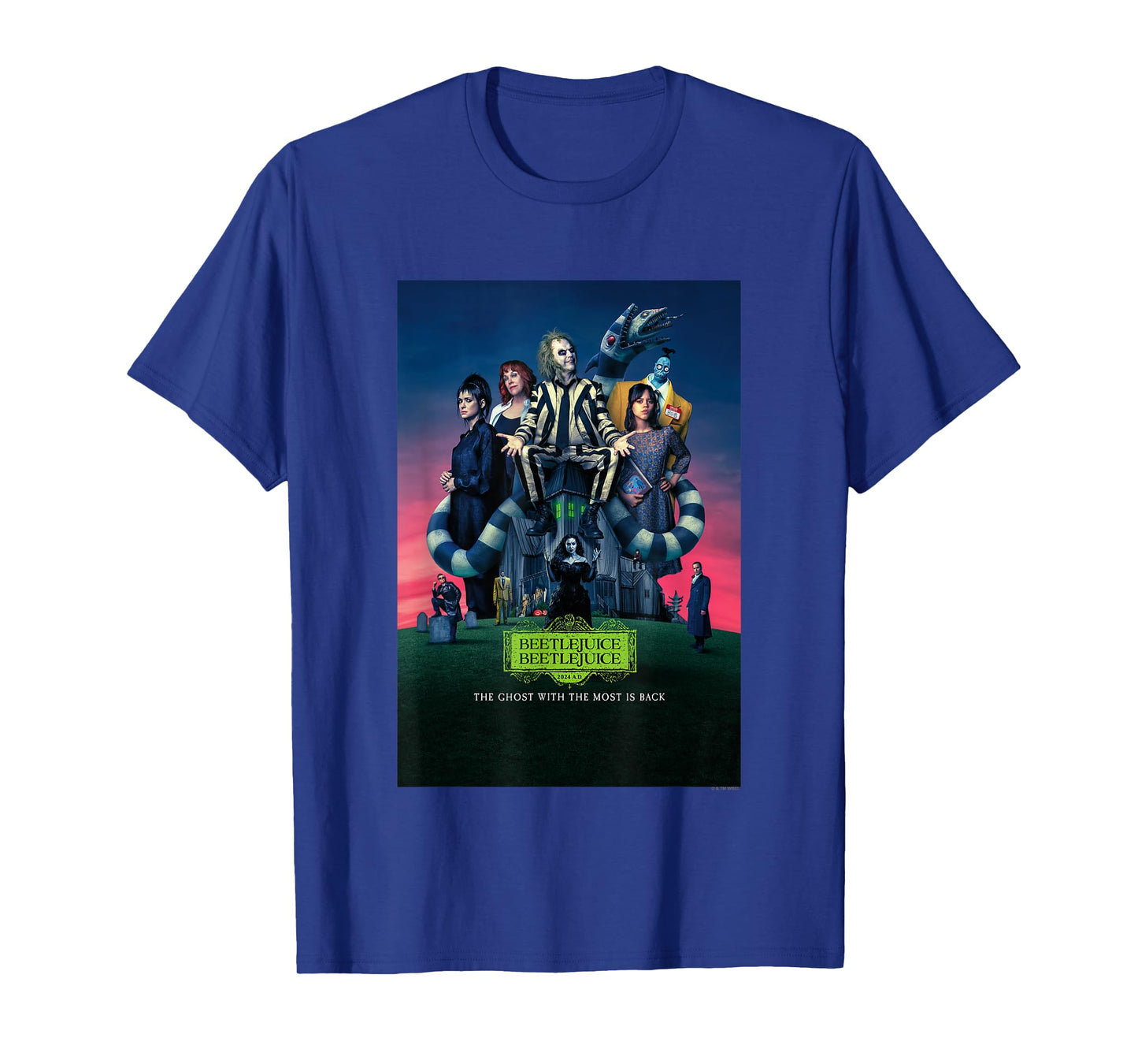 Beetlejuice Beetlejuice The Ghost With The Most Movie Poster T-Shirt